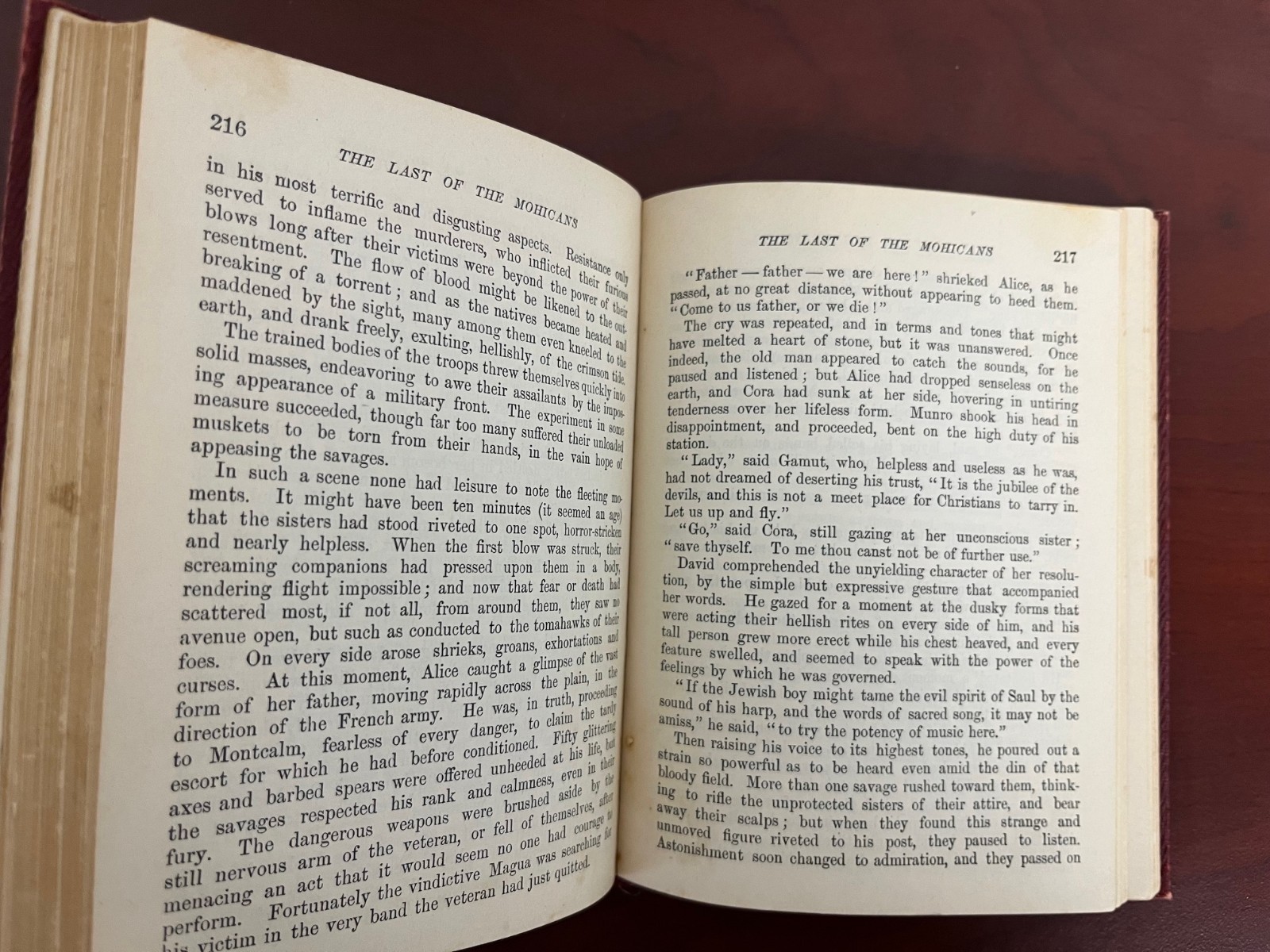 Antique Cooper’s Last of the Mohicans 1904 Macmillan Company Edition HC