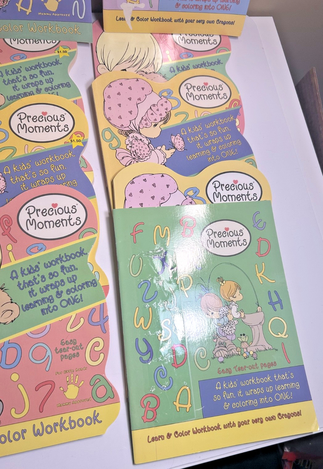 NEW Vintage Lot of 17 Precious Moments Coloring Activity Books Book UNUSED ++