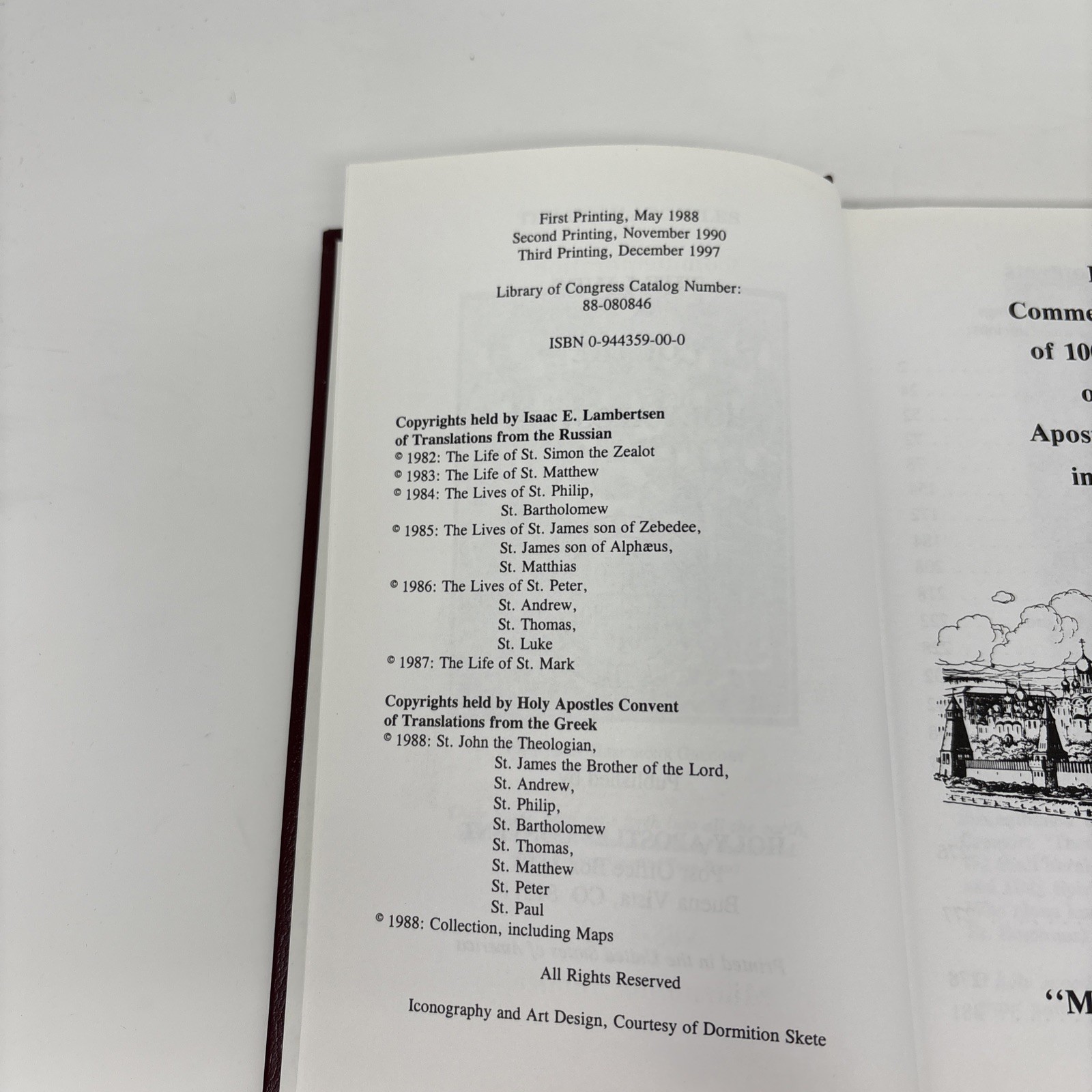 The Lives of the Holy Apostles
