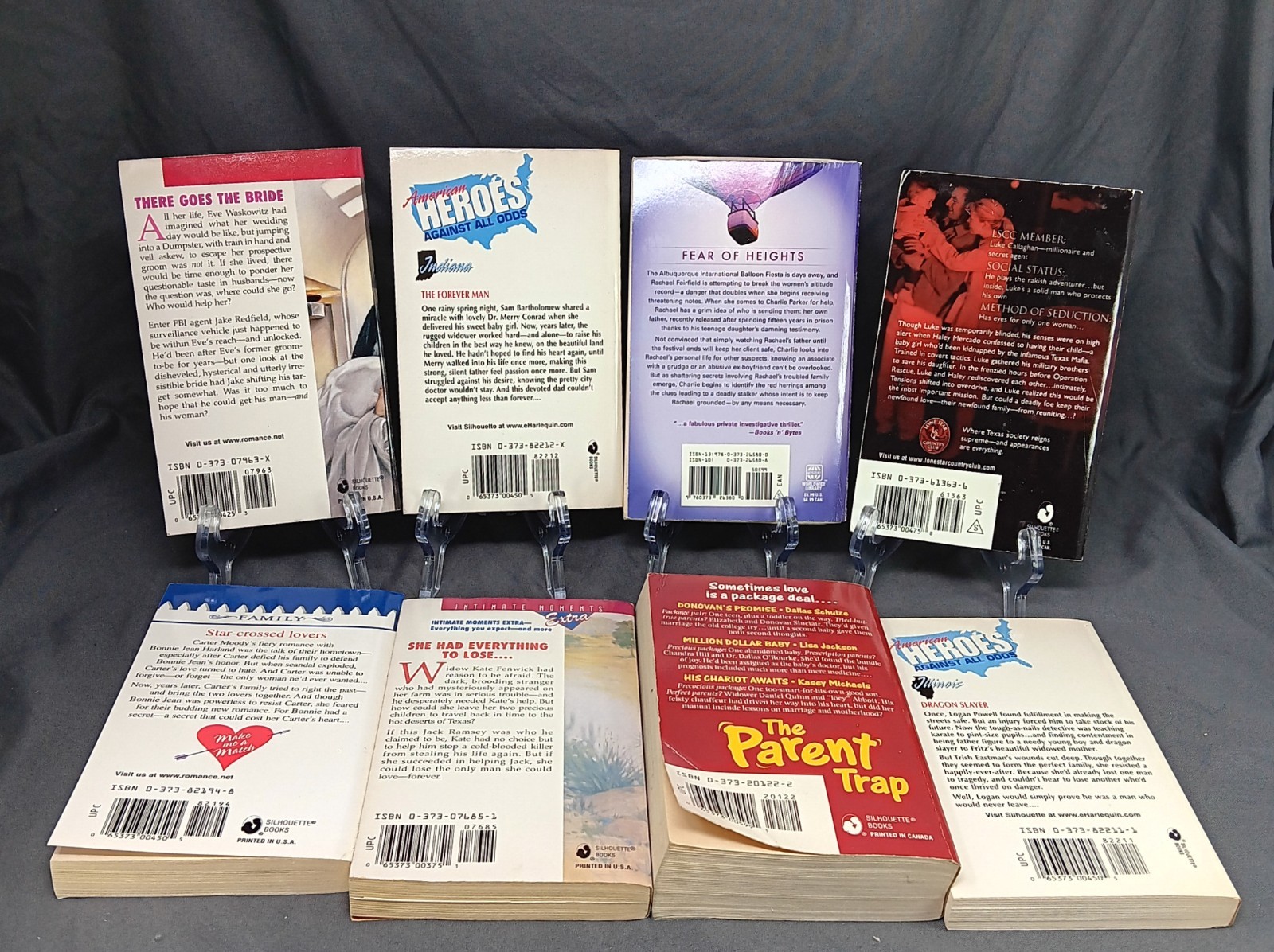 Huge Romance Paperback Lot 52 Books Harlequin Silhouette Dailey Novak Mixed PB