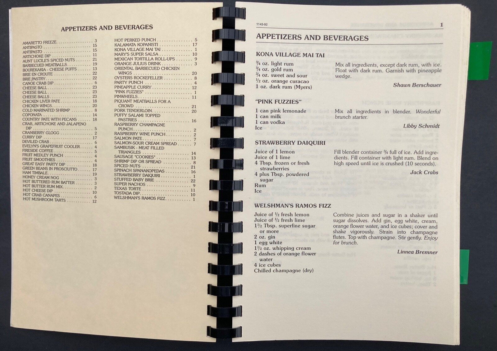 JSLO OLYMPIA COOK BOOK COCKTAILS. MIXED DRINKS. SOUNDS GOOD 242 PAGES