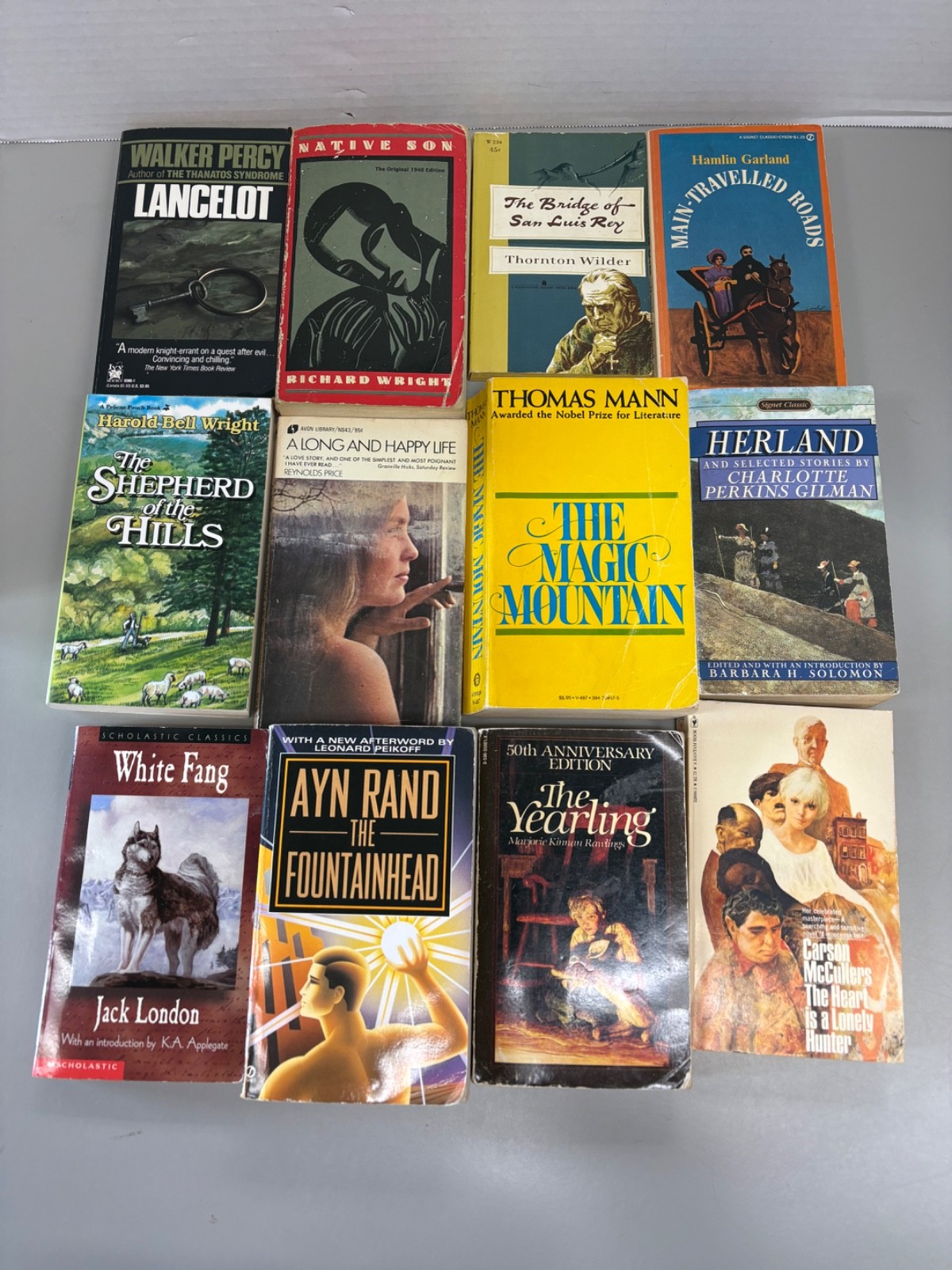 Classic Paperbacks Lot of 12 (See photos for titles)