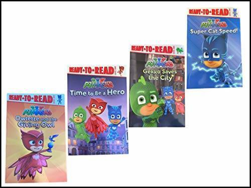 PJ Masks Ready-to-Read Value Pack (4 Books): Gekko Saves the City, Time t – GOOD