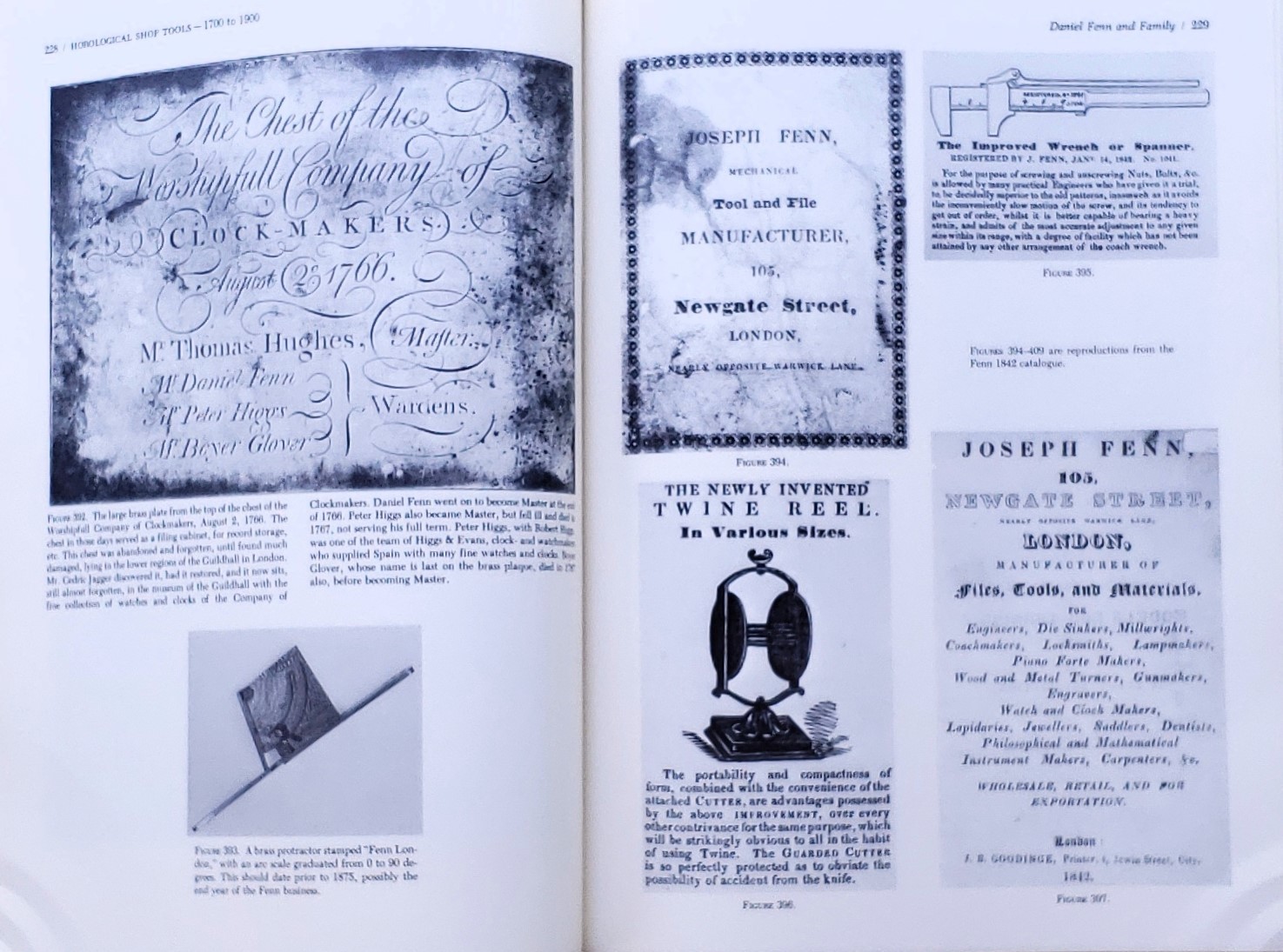 Horological Shop Tools: 1700 to 1900 Signed 1st Edition w/letter and Note 1980