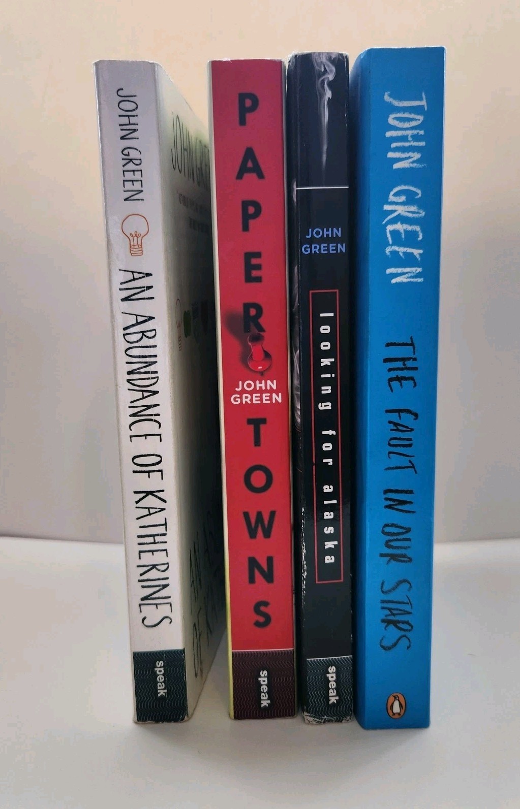 Lot of 4 John Green Novels GOOD COND AND SHIPS FOR FREE