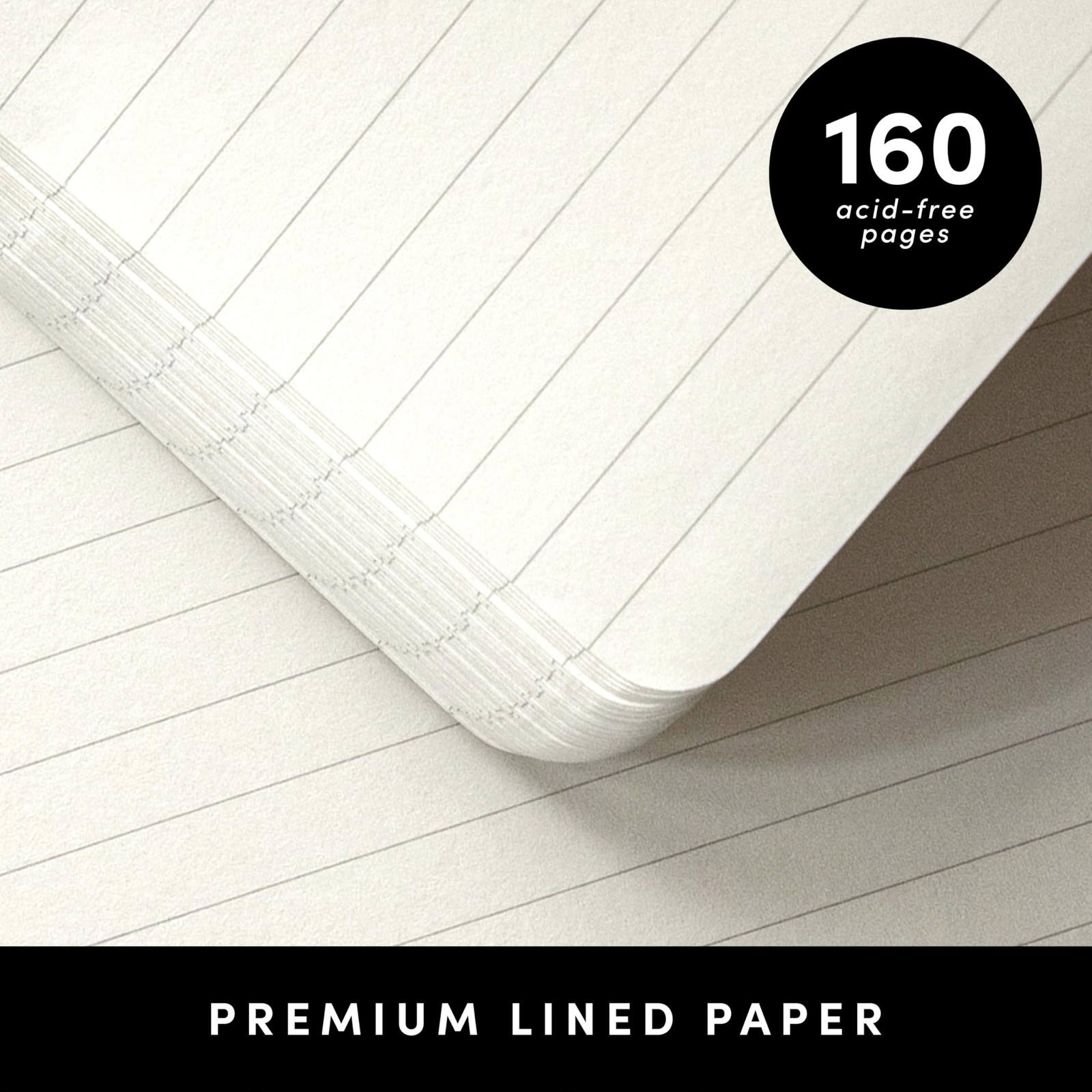 Lined Journal Notebook, Hardcover Journal for Women & Men, 160 Pages, 5.6 in …