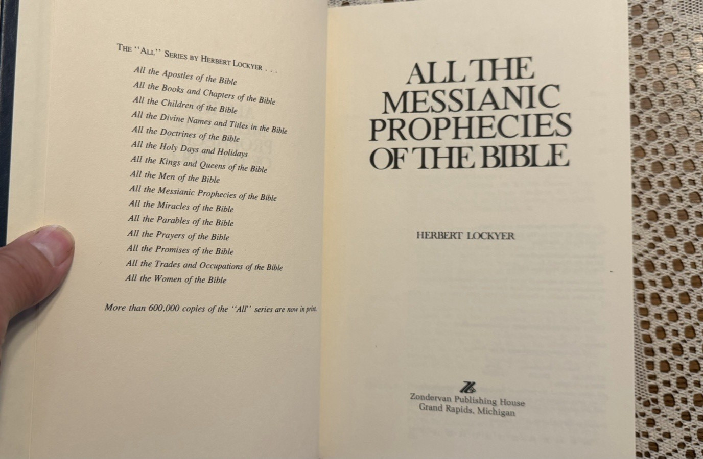 Herbert Lockyer „ALL the ….“ Bible Book Series Set 15 Volume Lot HC Zondervan