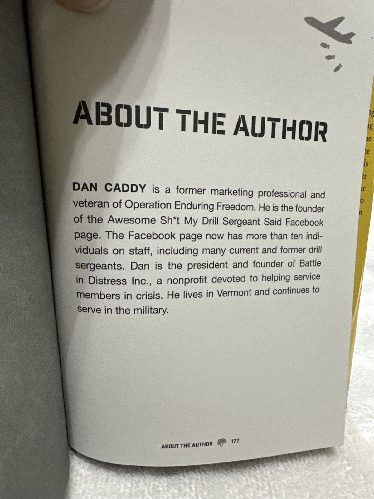 Awesome Sh*t My Drill Sergeant Said 1st Edition Hard Cover W Dust Jacket Signed