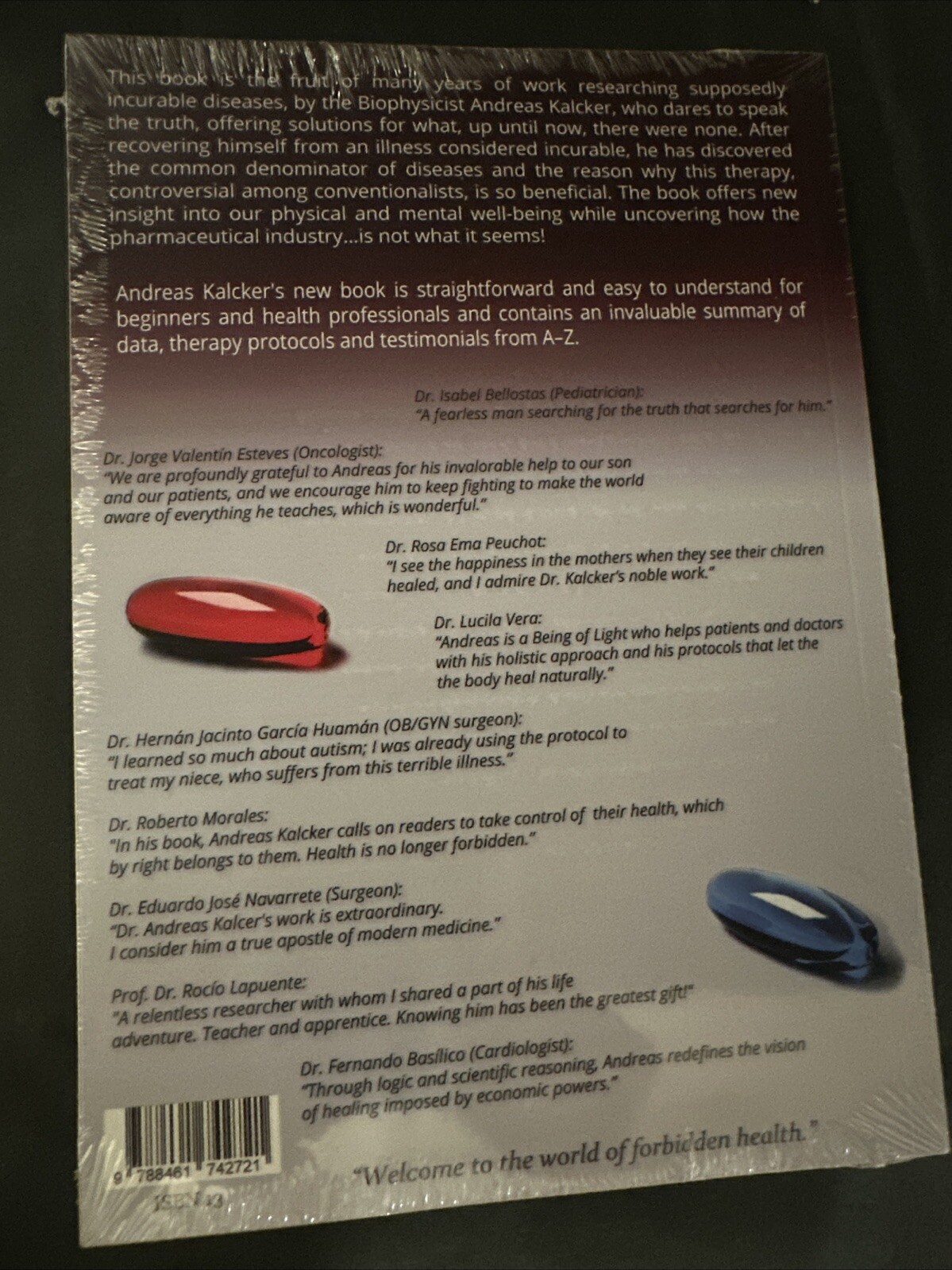 Authentic FORBIDDEN HEALTH INCURABLE WAS YESTERDAY By Andreas Kalcker In English