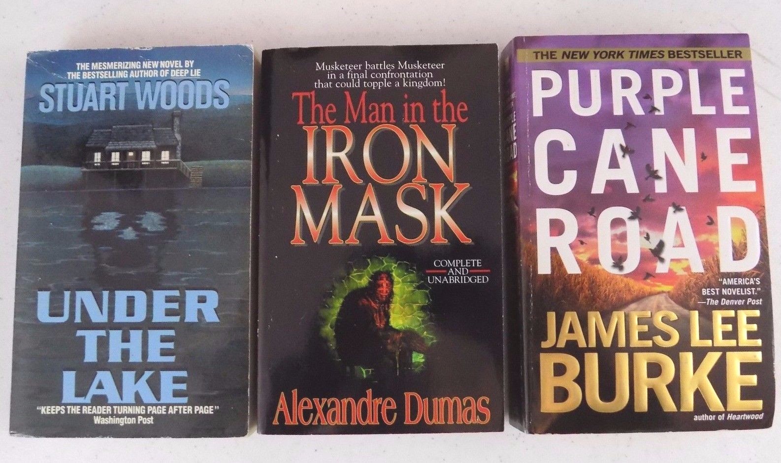 Lot Of 10-Miscellaneous Paperbacks-Mystery/Thriller/Suspense-Burke-West-Dumas