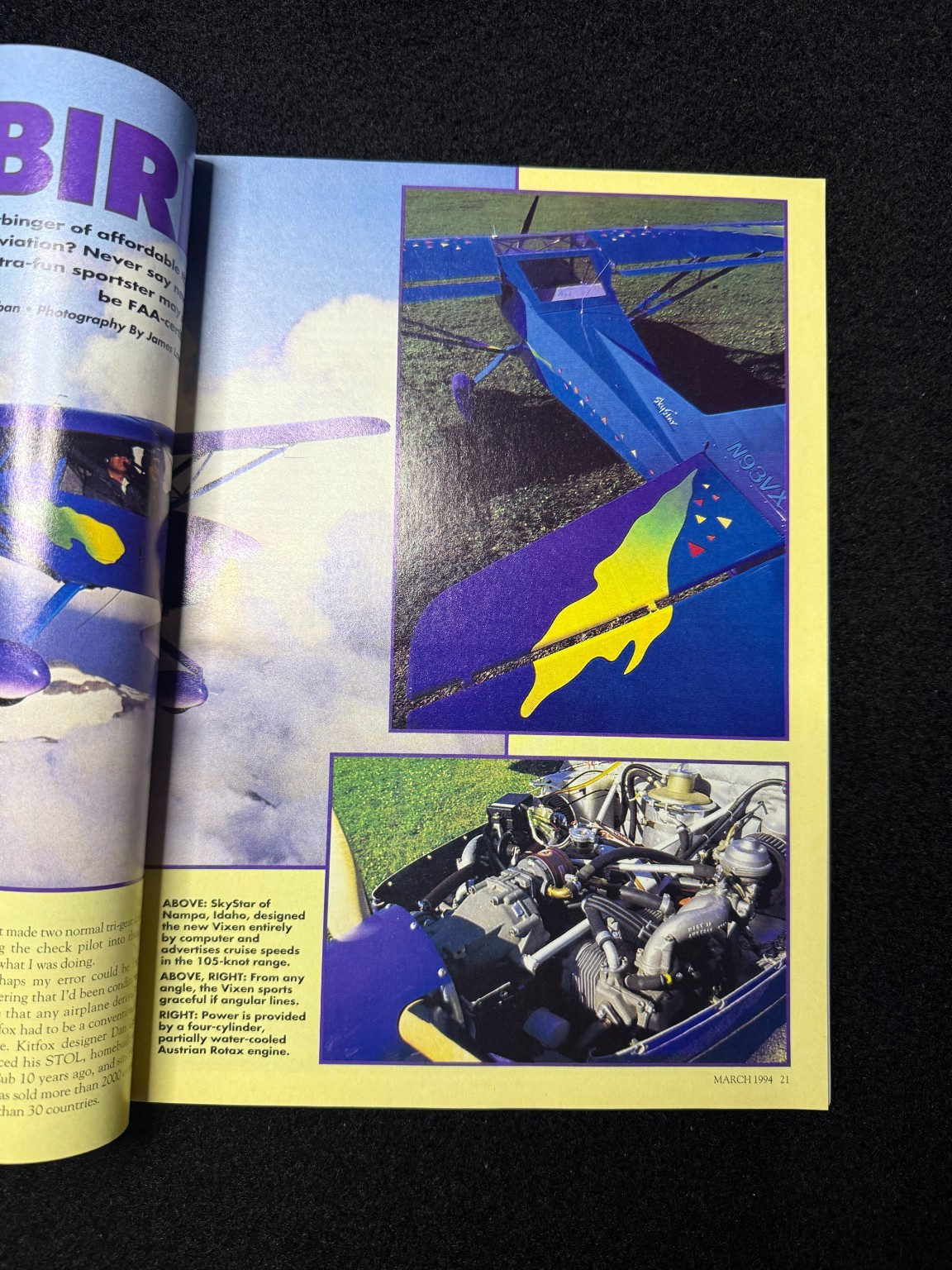 Plane & Pilot Magazine March 1994 Aviation GPS Navigation Aircraft Vintage