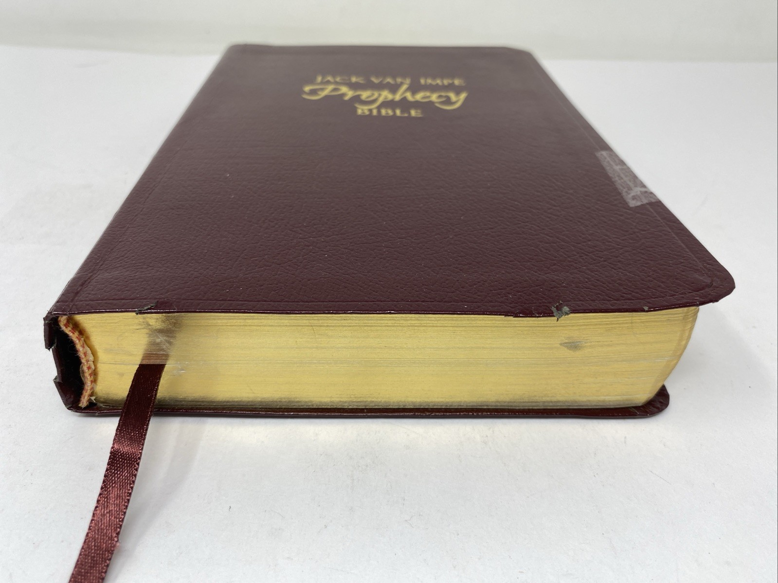 Jack Van Impe Prophecy Bible KJV 1999 Imitation Leather Red Letter Clean Pages