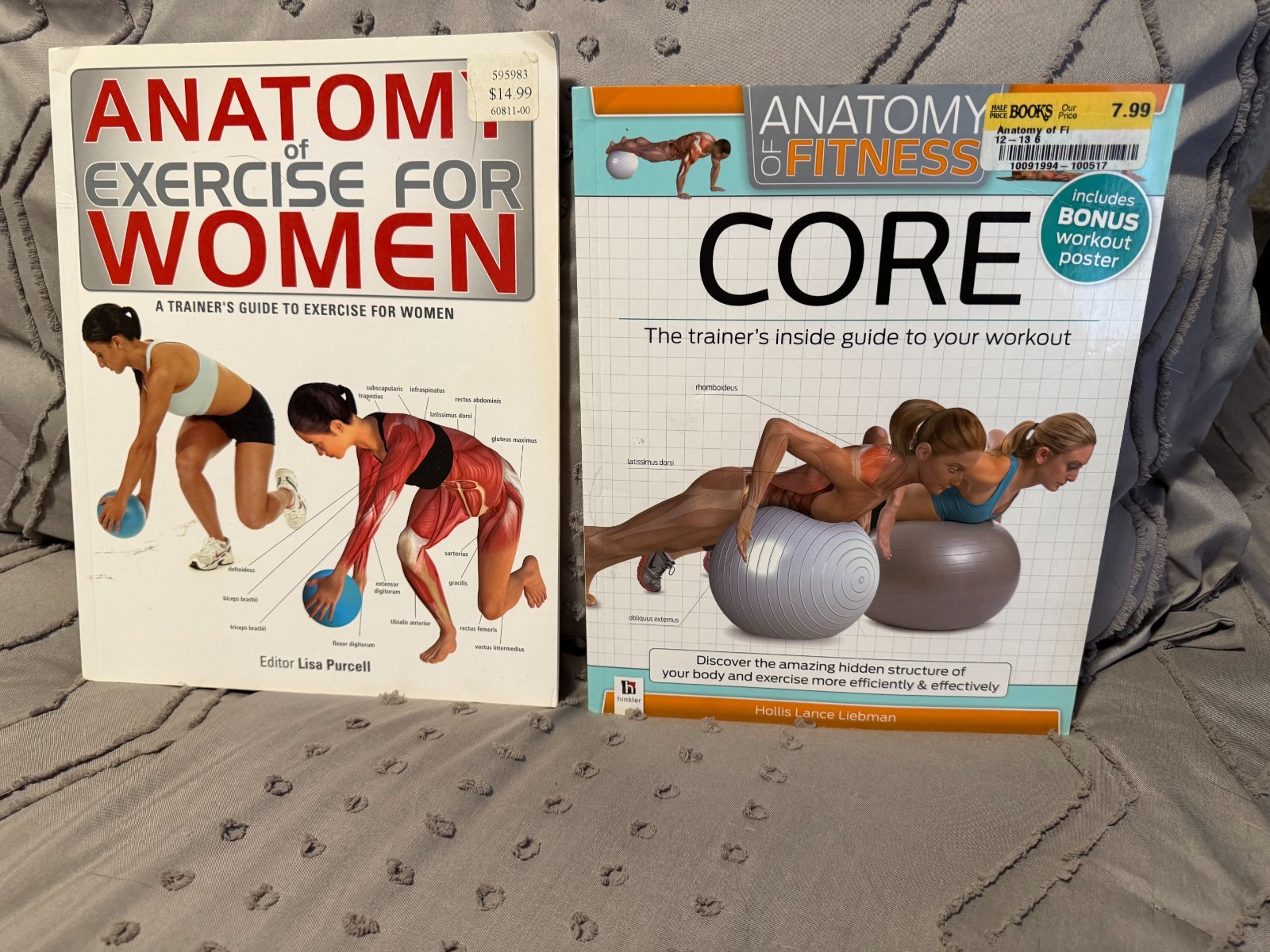 Lot of 6 Fitness & Exercise Guide Books Women’s Strength Training Hollis Liebman