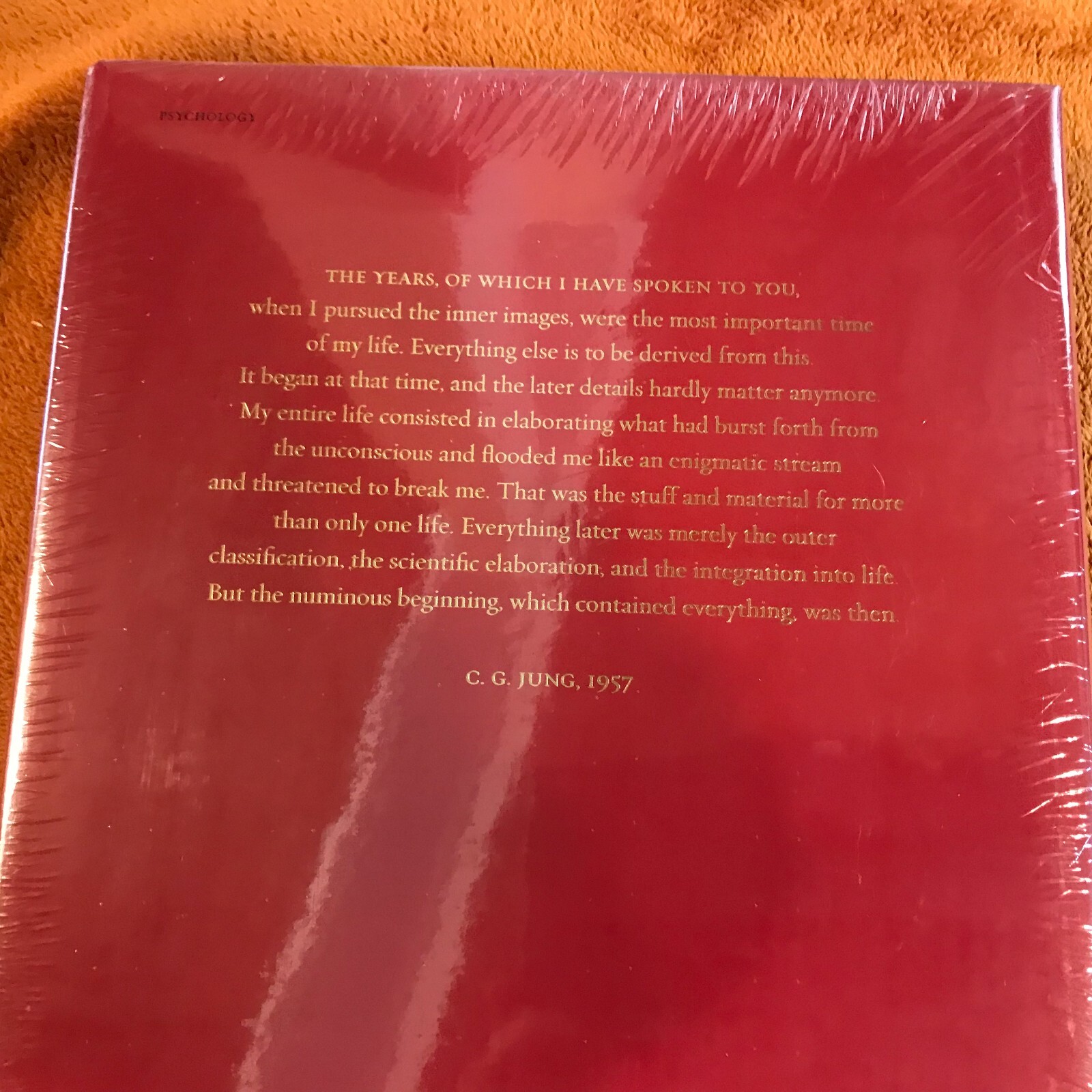 C.G. Carl Jung hardcover THE RED BOOK liber novus SEALED philemon ’09 illus eng!