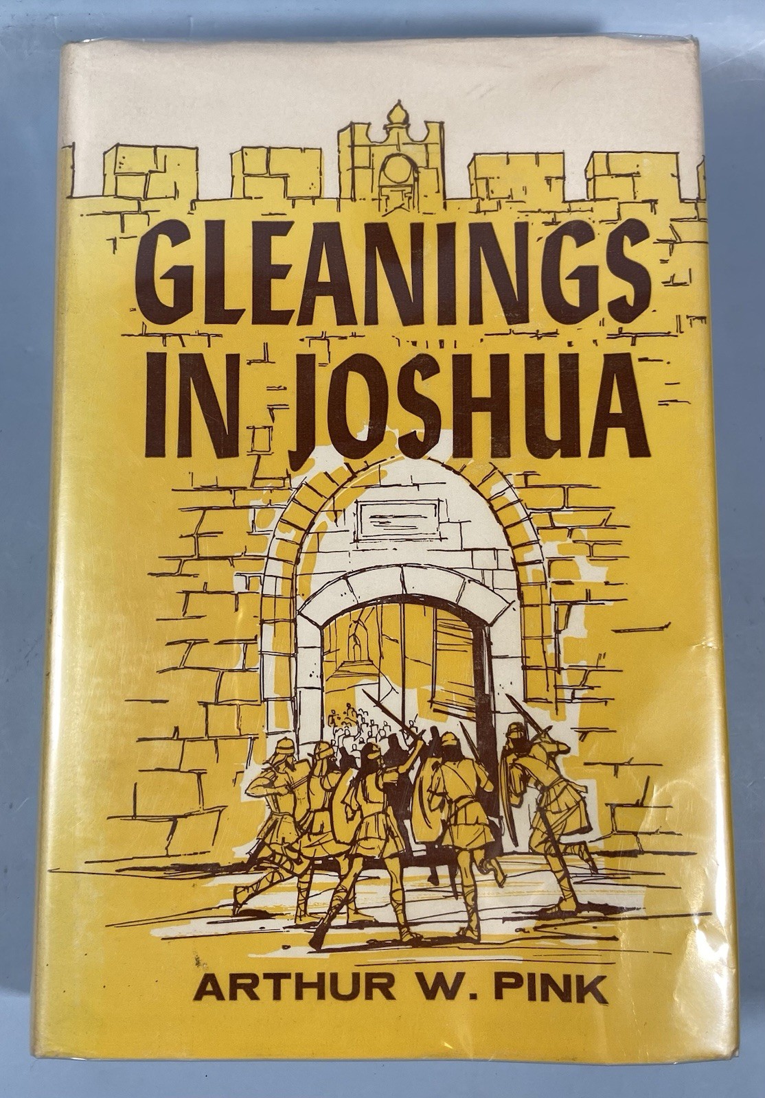 Vintage Gleanings In Joshua Arthur W Pink Moody Press 1965 Hardcover Christian