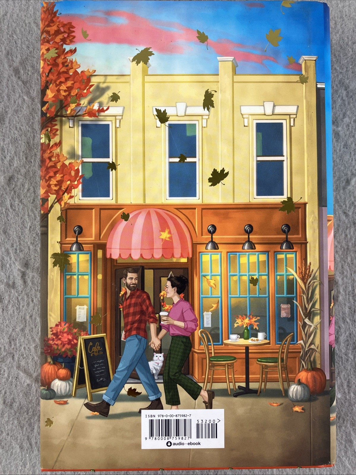 The Pumpkin Spice Café (Deluxe Edition) by Laurie Gilmore Sprayed Pages