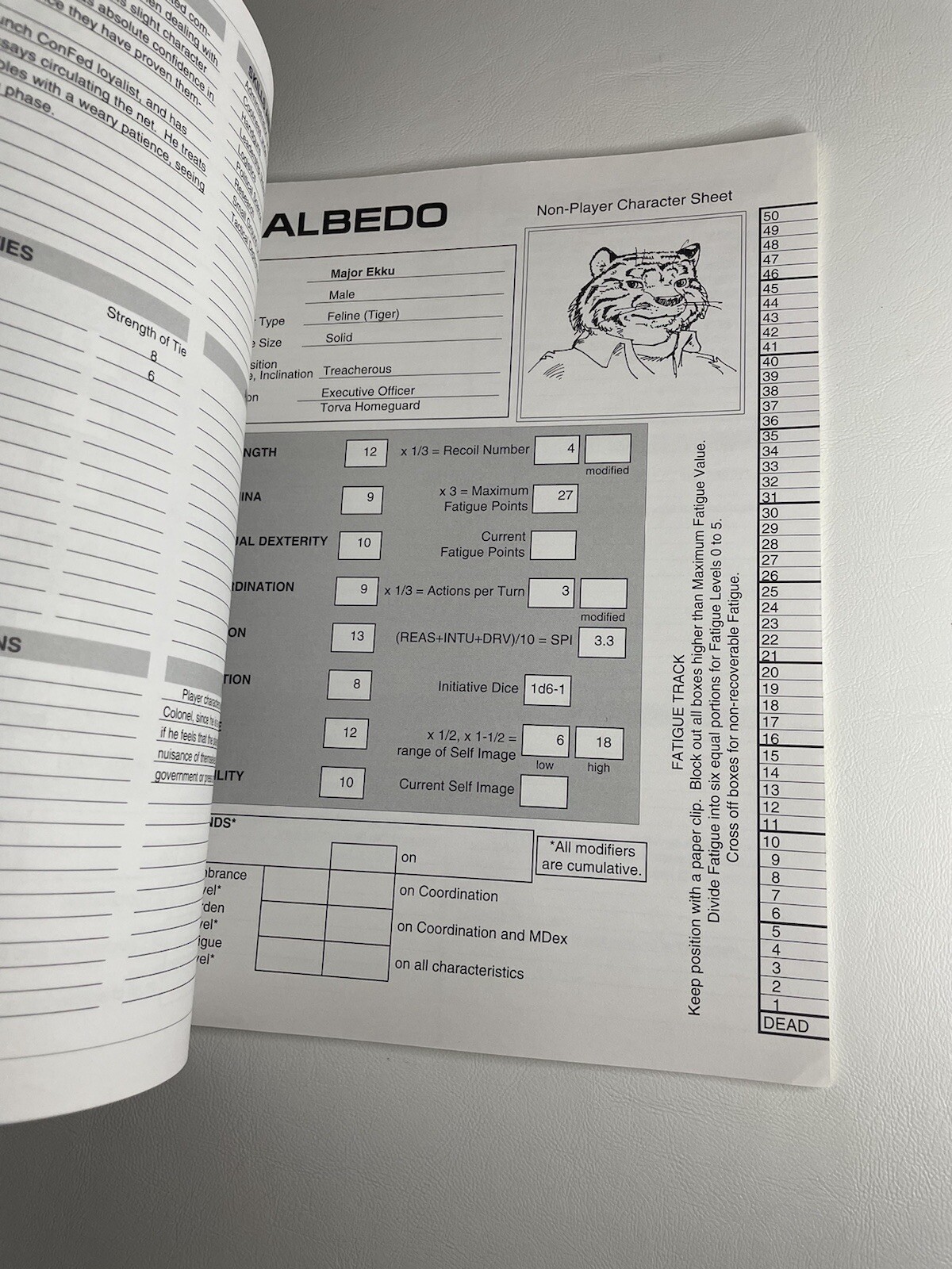 Vtg Albedo Zho Chaka Rpg Game Book 2nd Edition Paul Kidd Chessex 32 Pages 1994