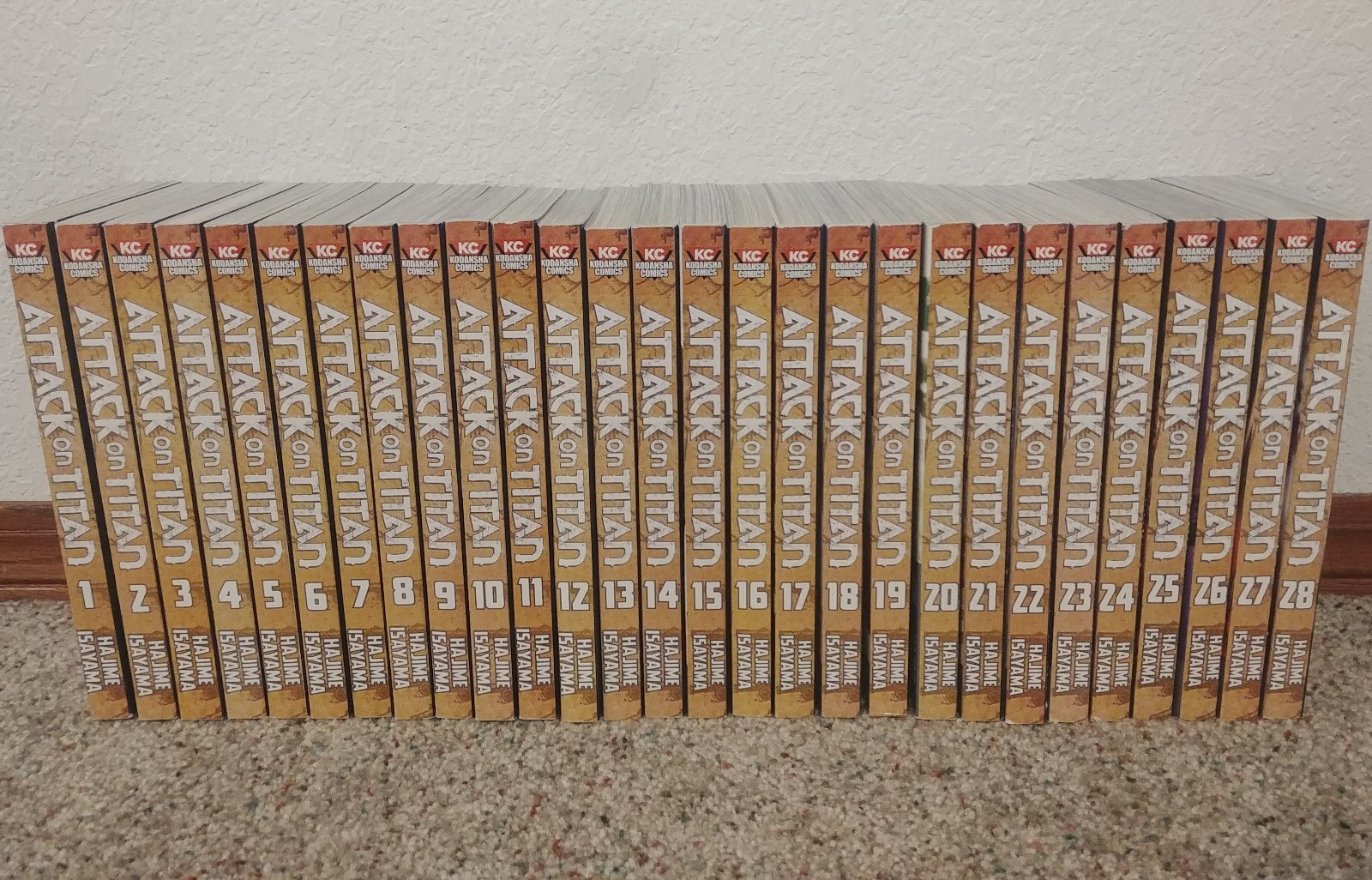 Attack on Titan Manga Volumes 1-28 [Kodansha Comics] *ENGLISH VERSION* NICE!
