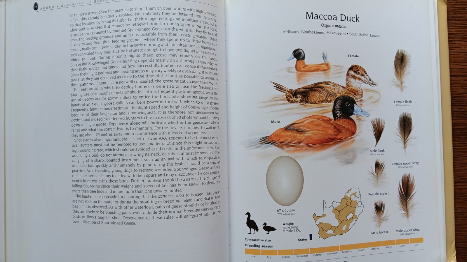 AGRED’s Gamebirds of South Africa : Field Identification and Management