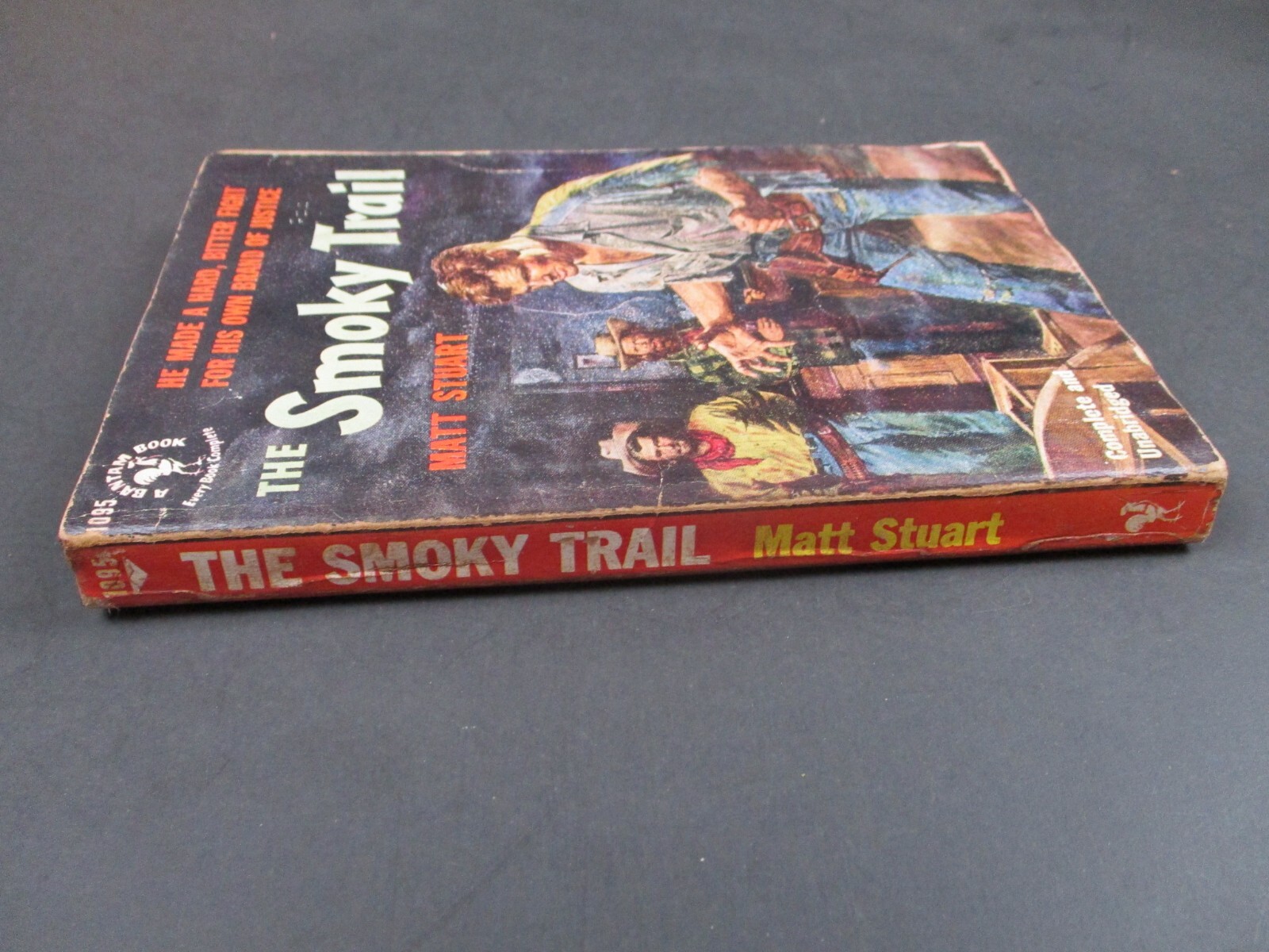 THE SMOKY TRAIL Matt Stuart 1ST BANTAM PRINTING Western Action