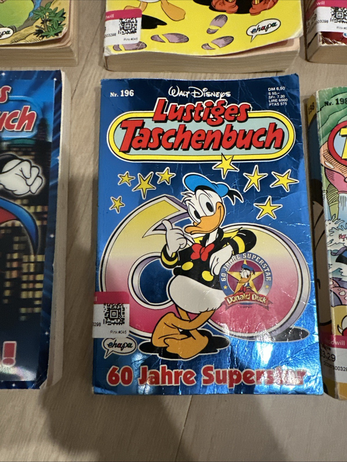 Lustiges Taschenbuch German Donald Duck Comic Books Lot Of 9