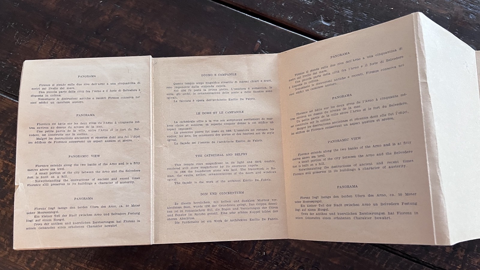 1920s Ricordo di Firenze 32 Verdute – Florence Italy Vintage Picture Book