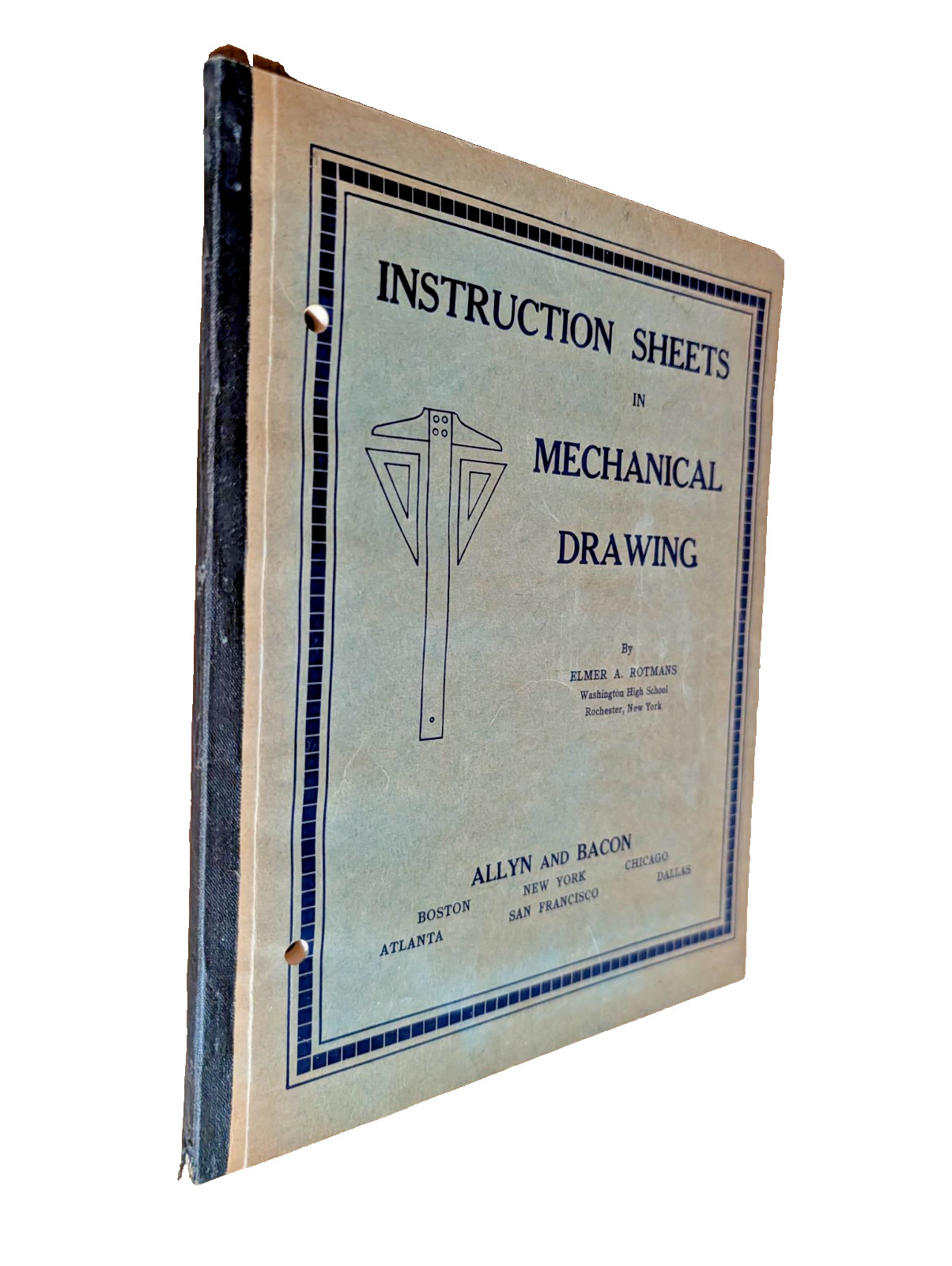 Instruction Sheets in Mechanical Drawing – Allyn & Bacon 1947 Drafting Manual