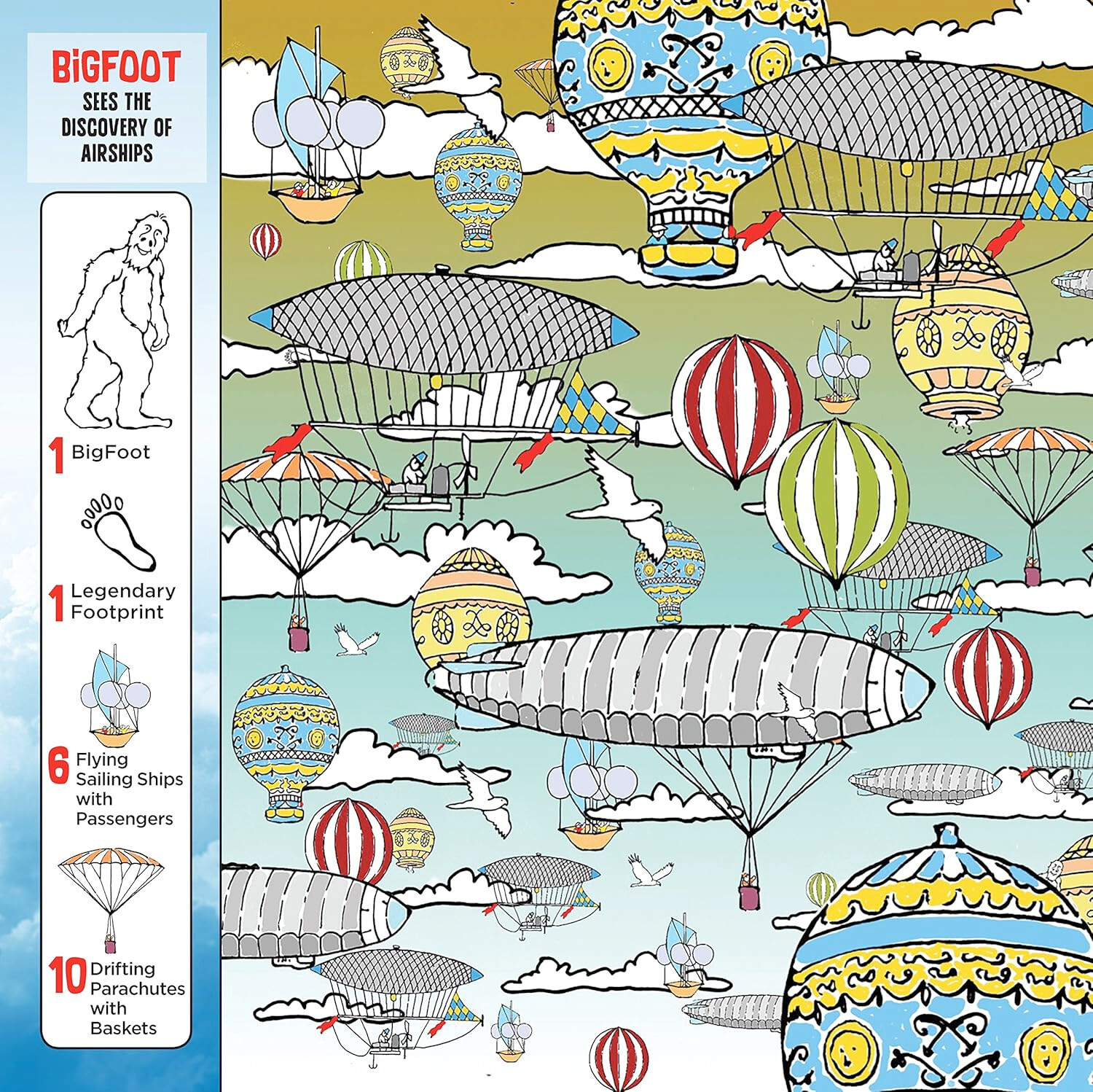 BigFoot Goes Back in Time: A Spectacular Seek and Find Challenge for All Ages!