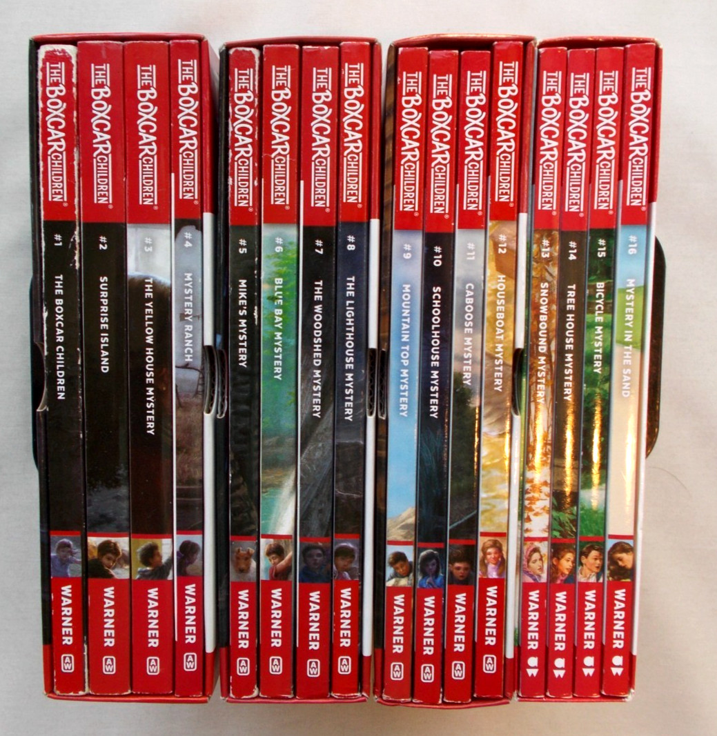 Gertrude Chandler Warner, Boxcar Children 1-16 in 4 Box Sets TPB/GC