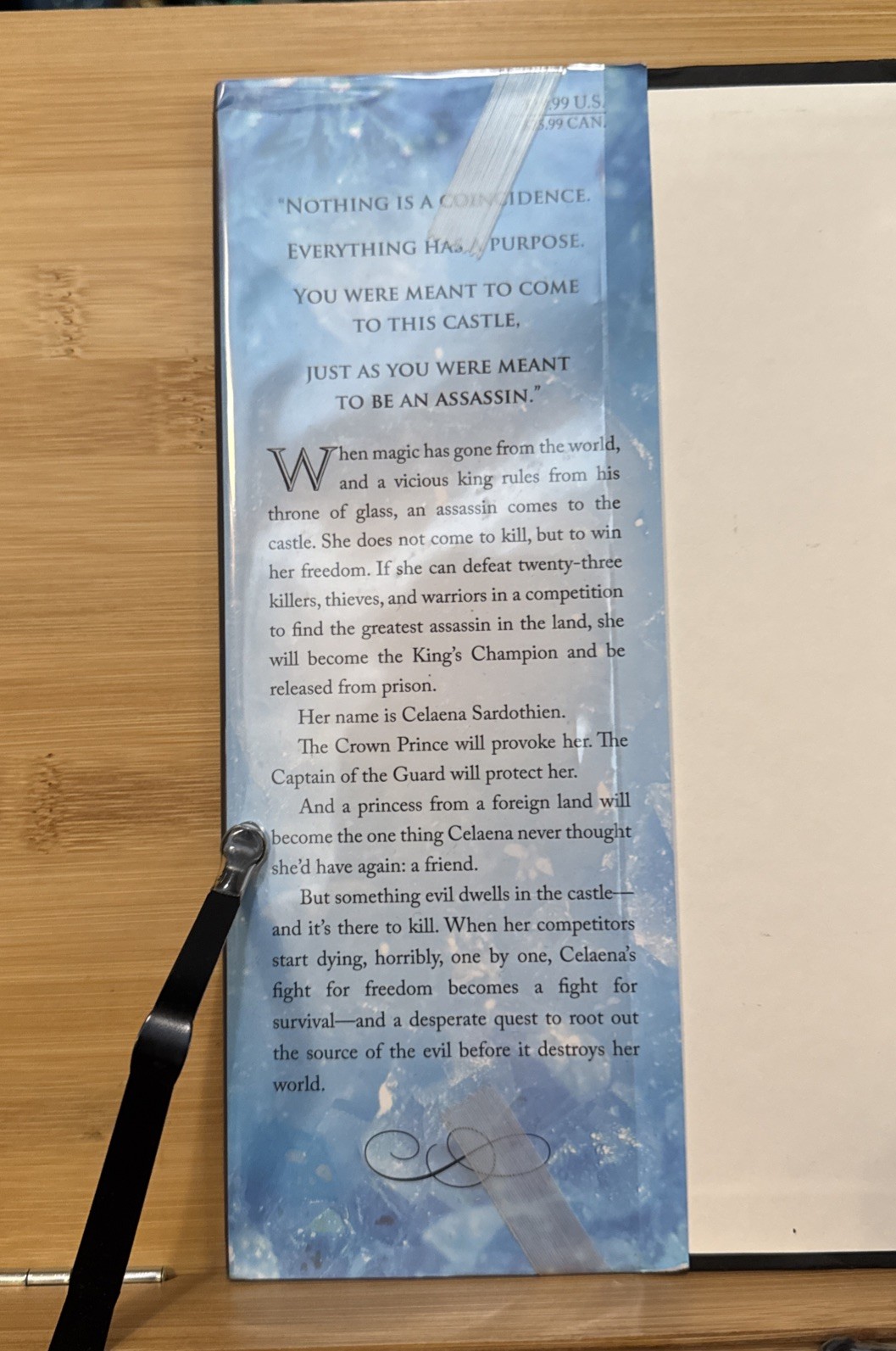 Throne of Glass – Sarah J Maas (Hardcover) Late Print, Original Cover, Ex-Lib.