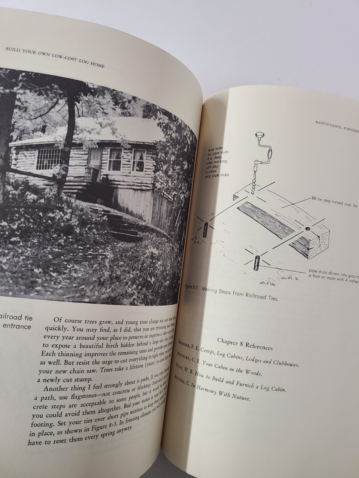 1977 Build Your Own Low-Cost Log Cabin by Roger Hard Off-Grid SHTF Homestead