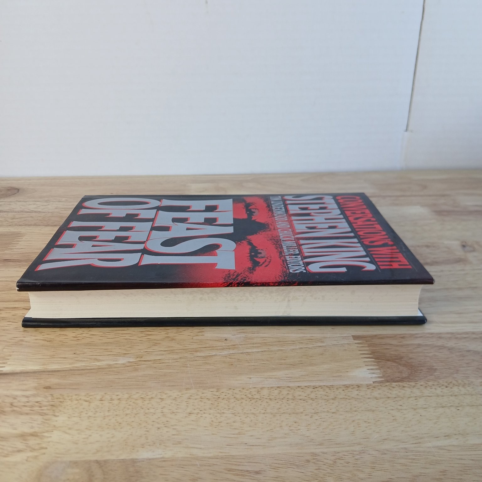 Feast of Fear Conversations with Stephen King 1992 First Edition Nonfiction
