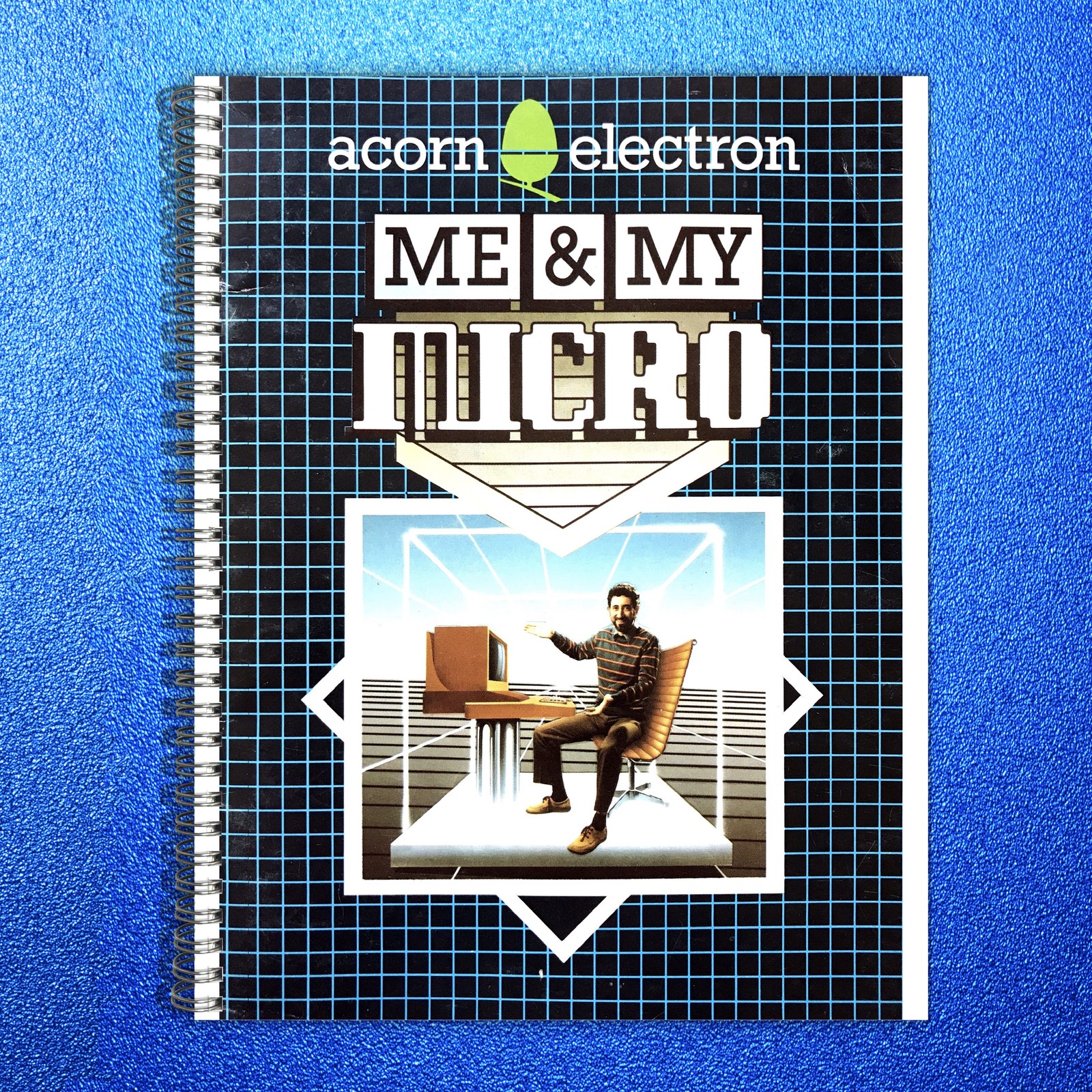 ACORN ELECTRON Me My Micro Manual 1984 – STEEL WIRE BOUND – PROTECTIVE COVERS