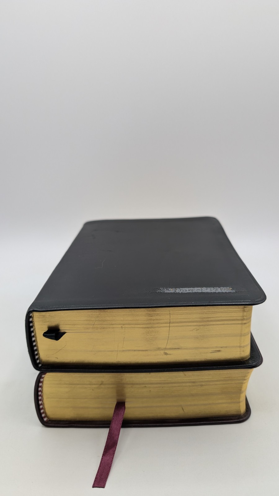 LDS Holy Bible Leather KJV Black + Brwon SOFT Leather King James Version READ