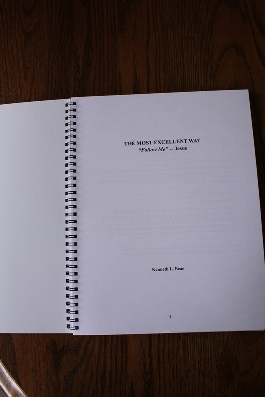 The Most Excellent Way Workbook – Discovering a Personal Relationship with Jesus