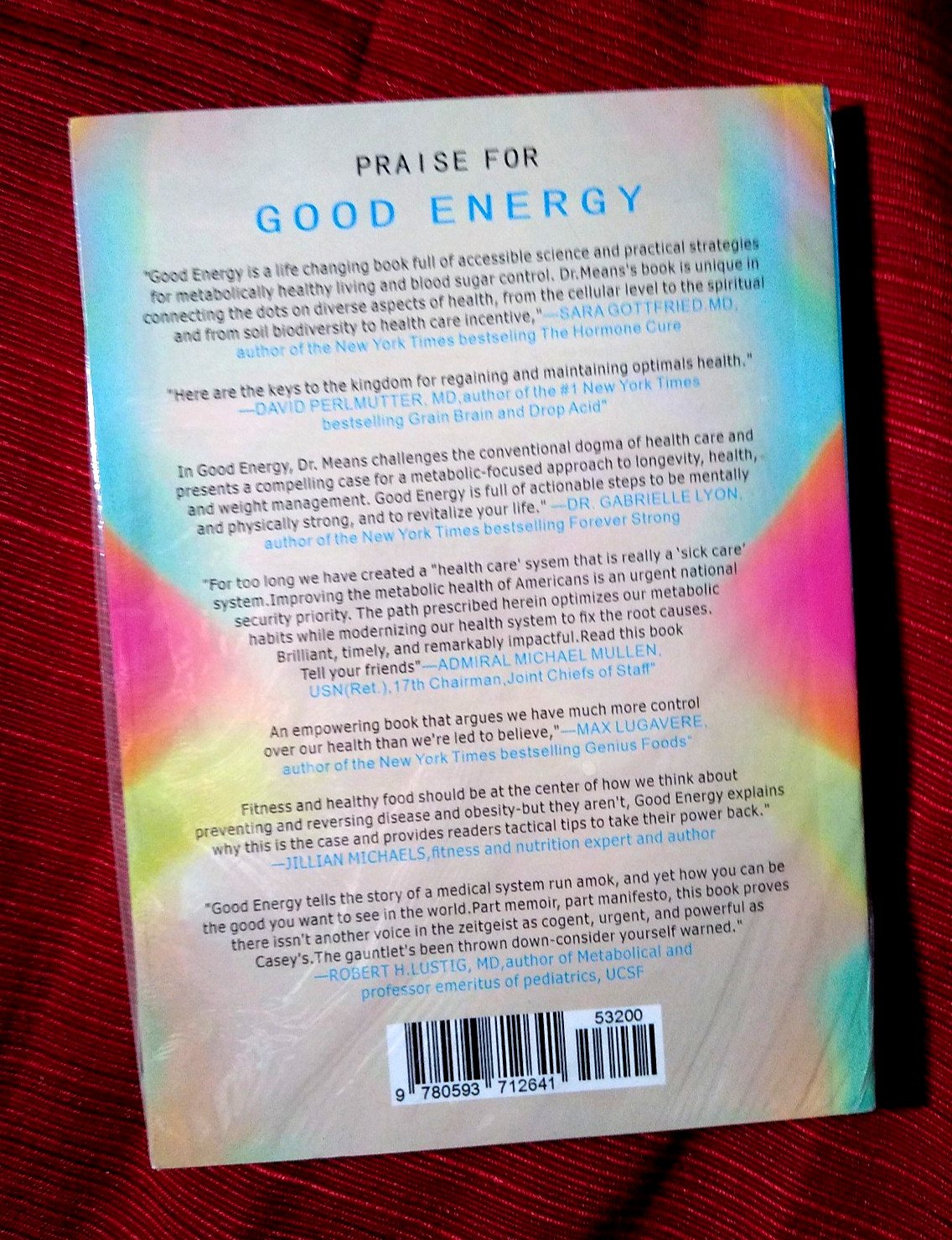 Good Energy by Dr. Casey Means NEW, Shrink-wrapped, Paperback