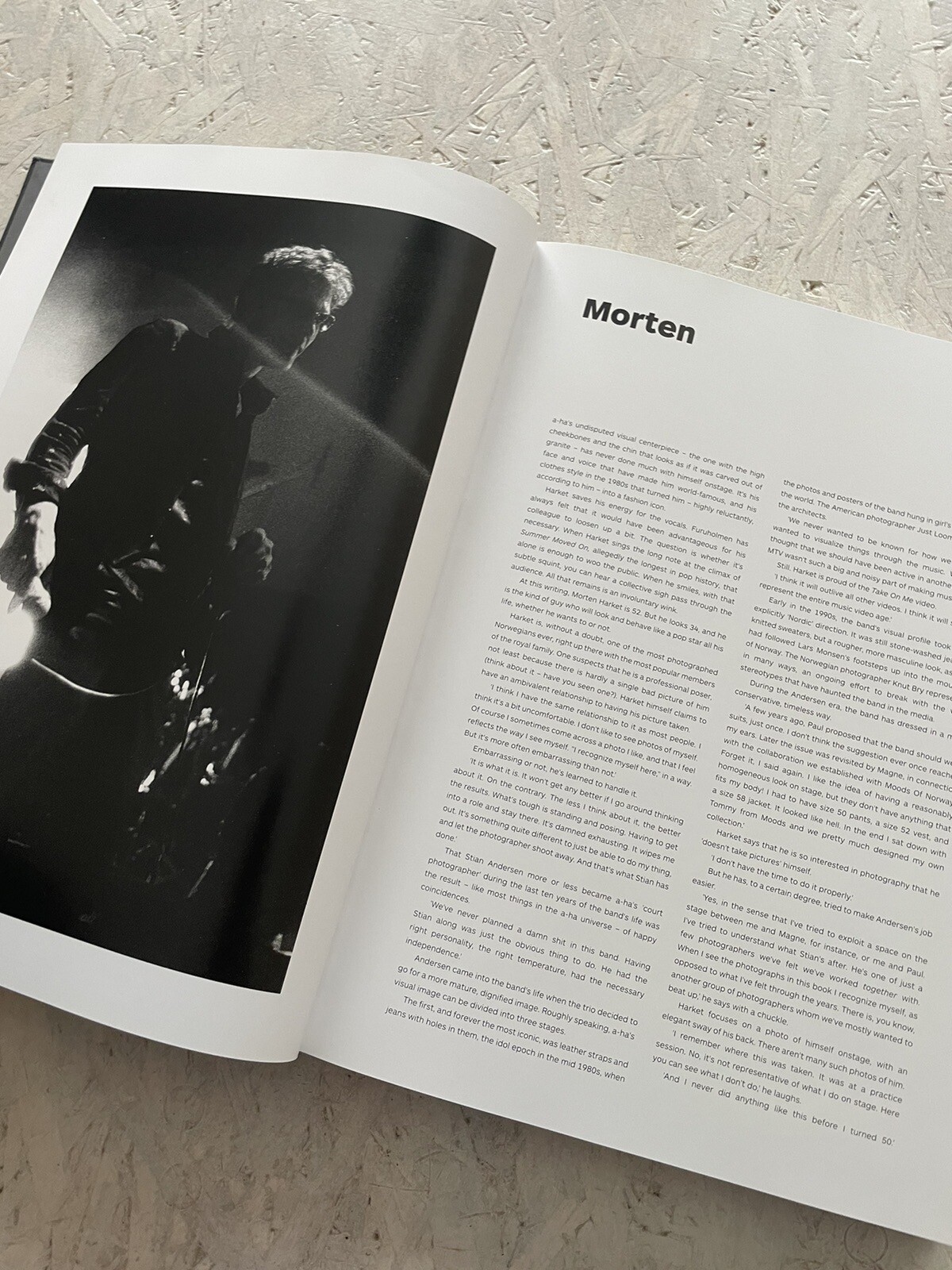 A-ha photobook by Stian Andersen new, signed