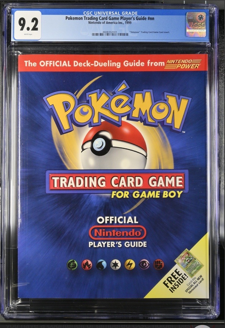 CGC 9.2 Official Pokémon Trading Card Game Nintendo GB Players Guide POP 1