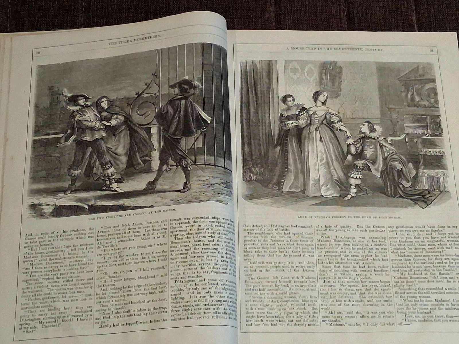Alexander Dumas Three musketeers Twenty years later 1890th illustrated