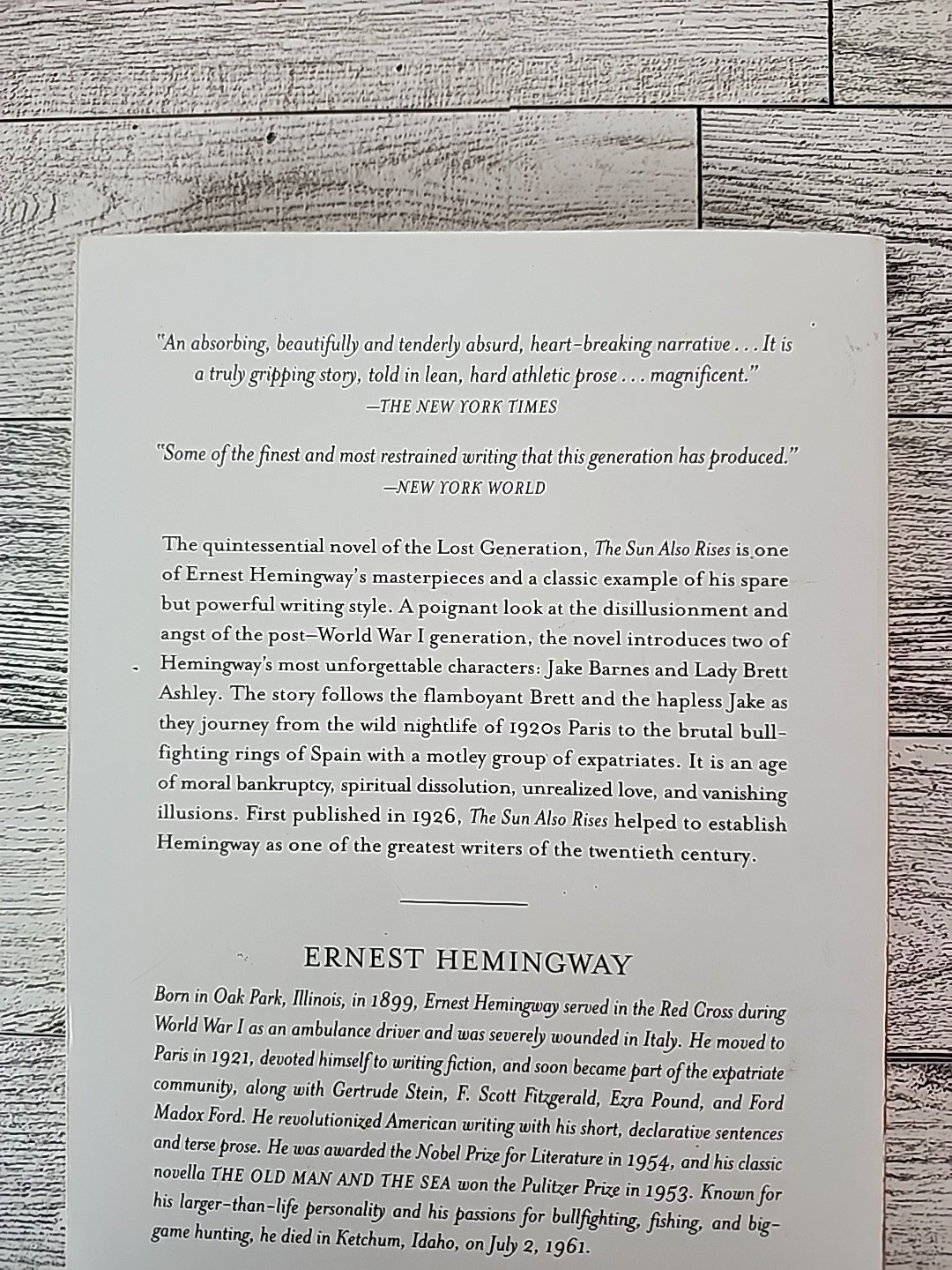 The Sun Also Rises – Paperback By Hemingway, Ernest – GOOD