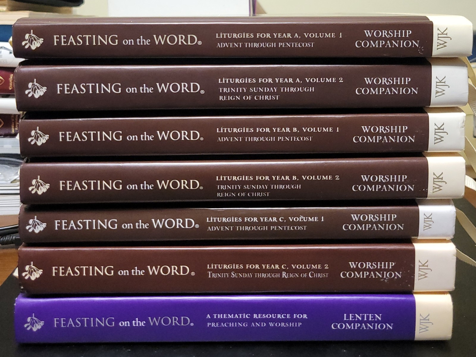 Feasting on the Word WORSHIP COMPANION Complete 6 Volume Set Lenten Companion