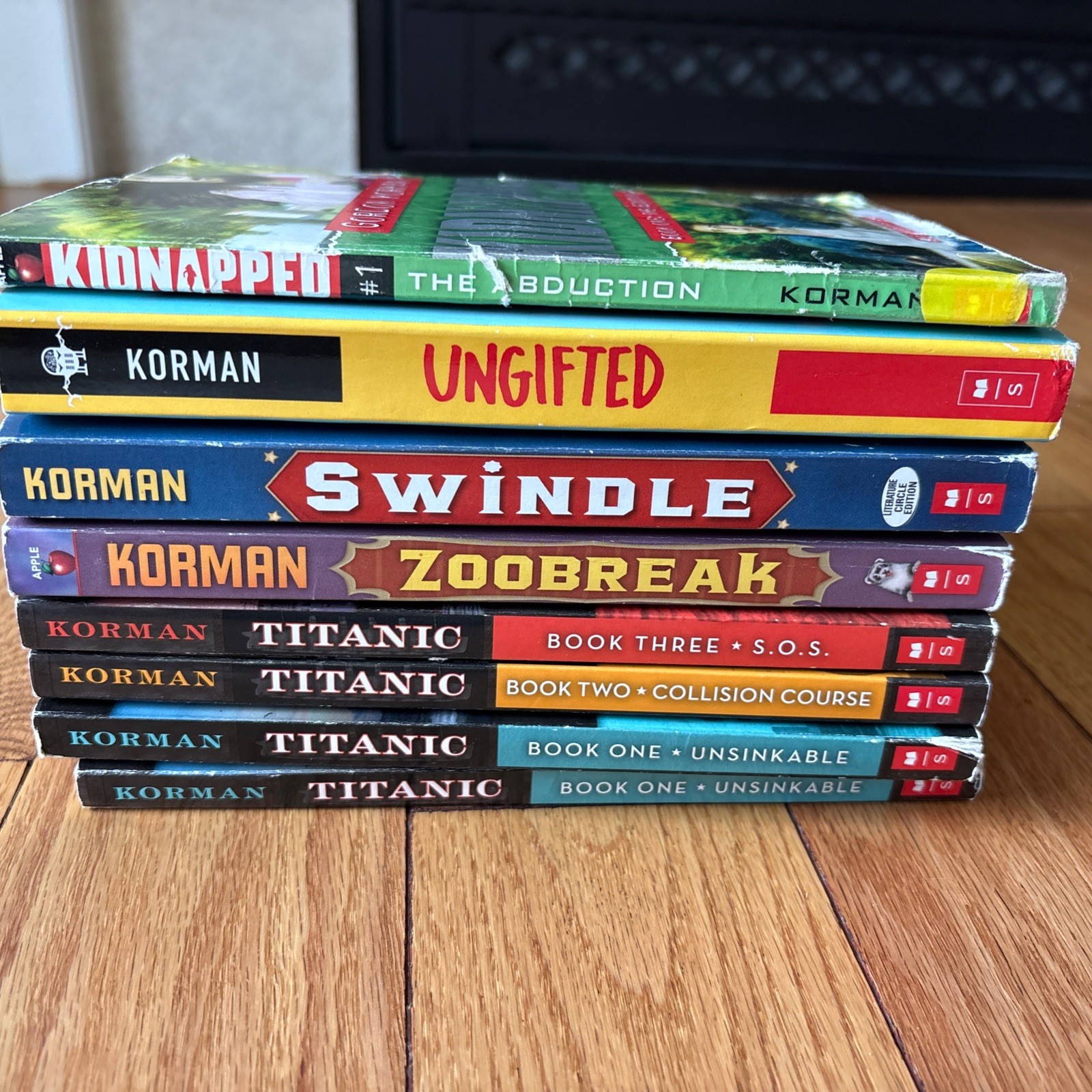 Gordon Korman Paperbacks, Lot of 8, Multiple Popular Titles