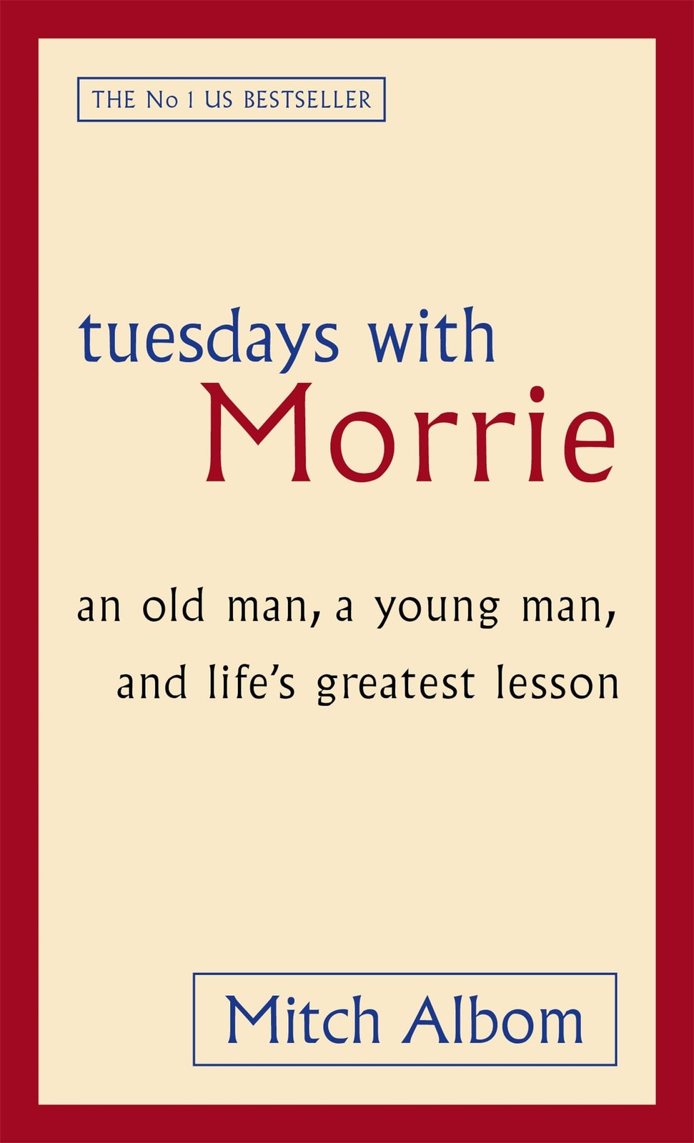 Tuesdays with Morrie – paperback Mitch Albom
