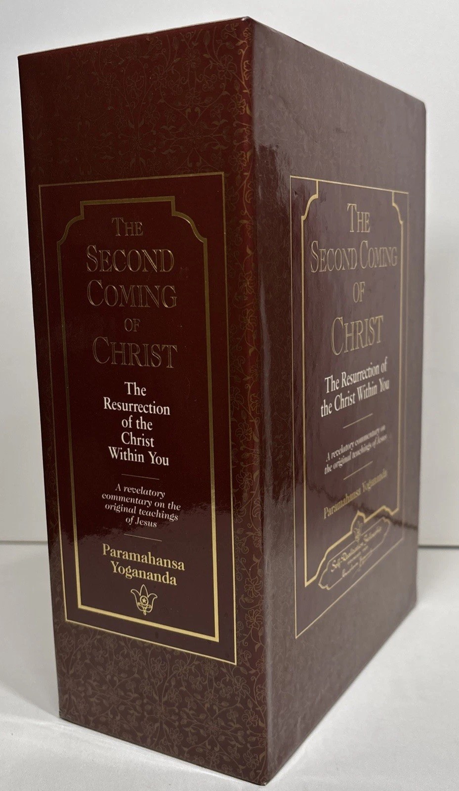 Second Coming of Christ & Bhagavad Gita By Paramahansa Yogananda Slipcases Good