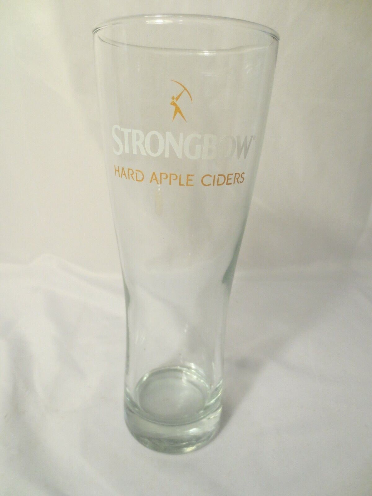 Strongbow Hard Apple Cider Fluted 16 oz Glass