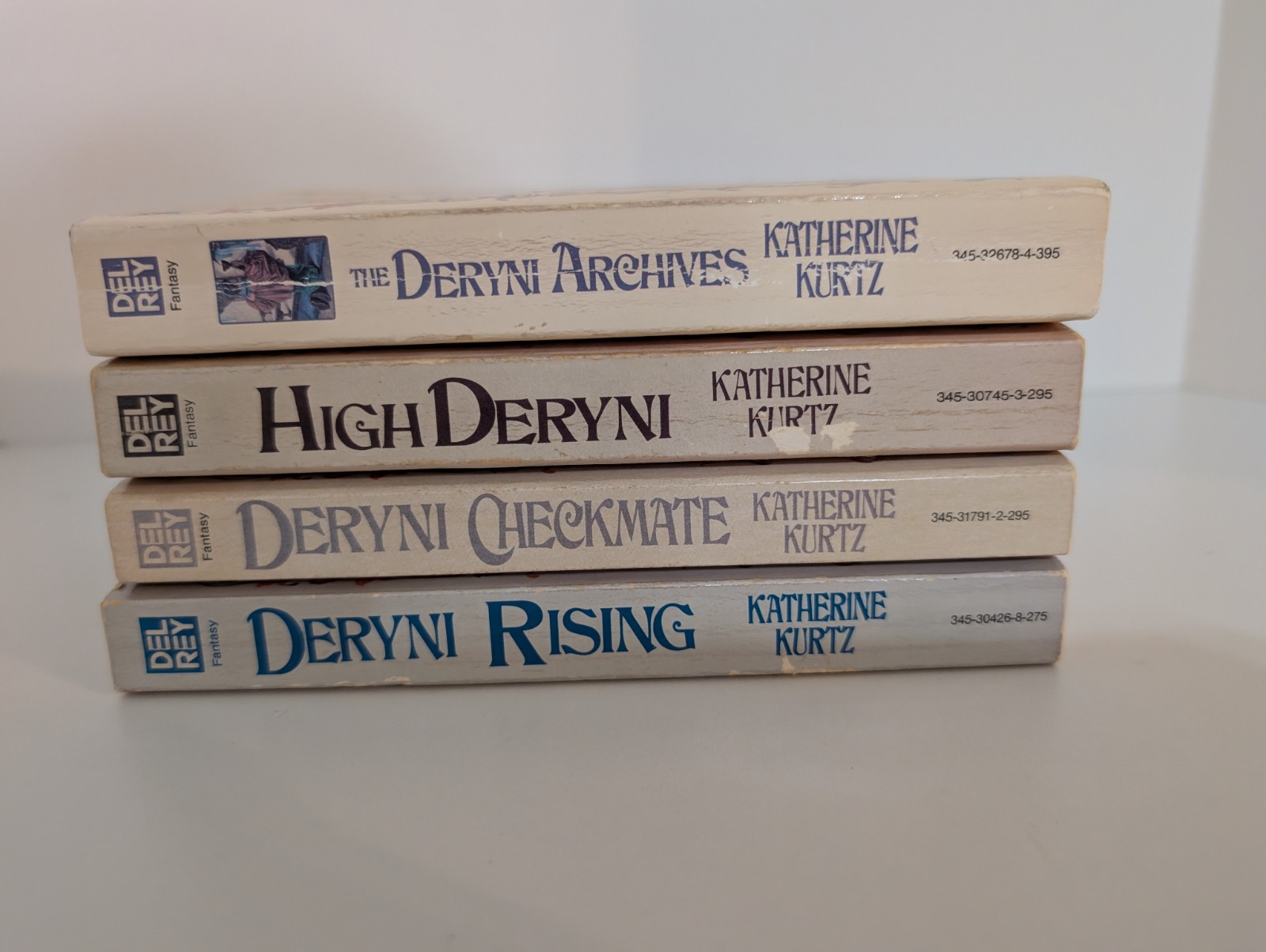 Katherine Kurtz Deryni Series Lot 4 PB Books Del Rey 1980s Fantasy