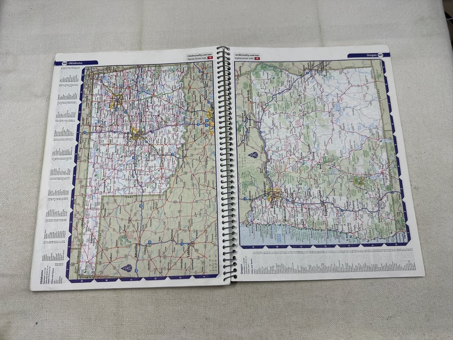 Rand McNally The Road Atlas 2006 Midsize Deluxe Spiral-Bound US Canada Mexico
