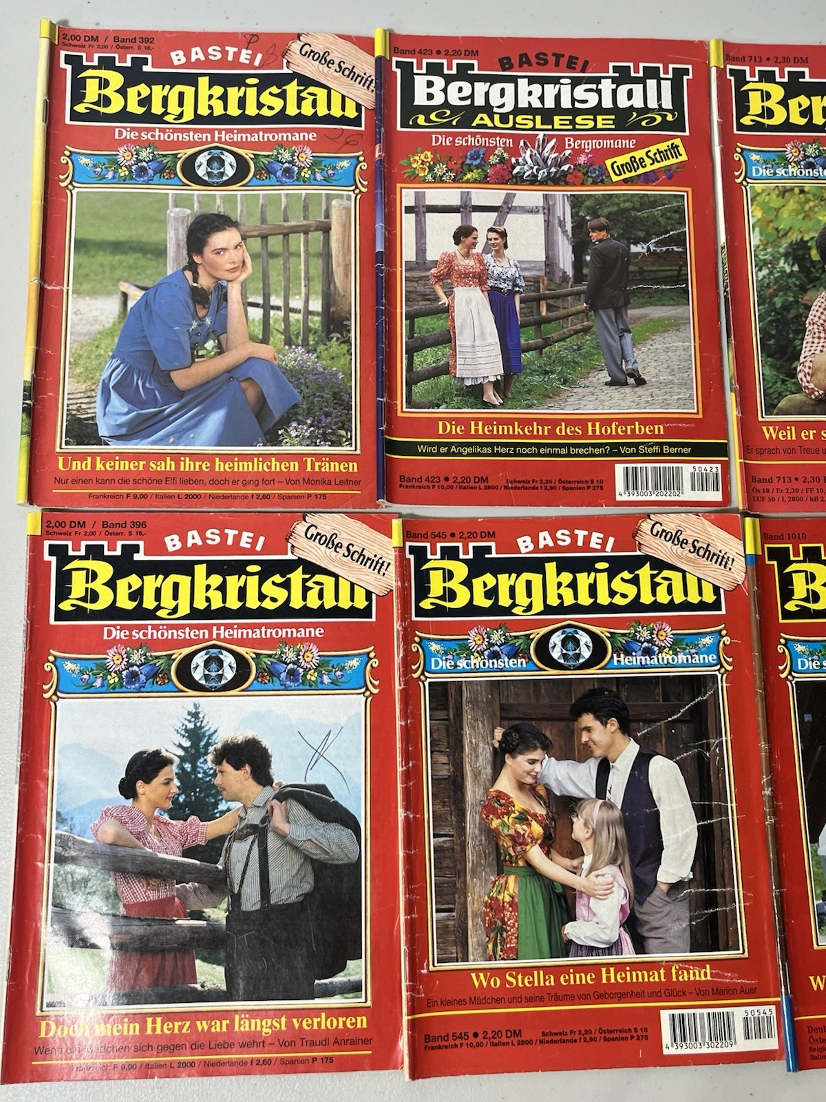 Bergkristall Vintage German Romance Lot Of 9. Mixed Lot, Read, Bastei.