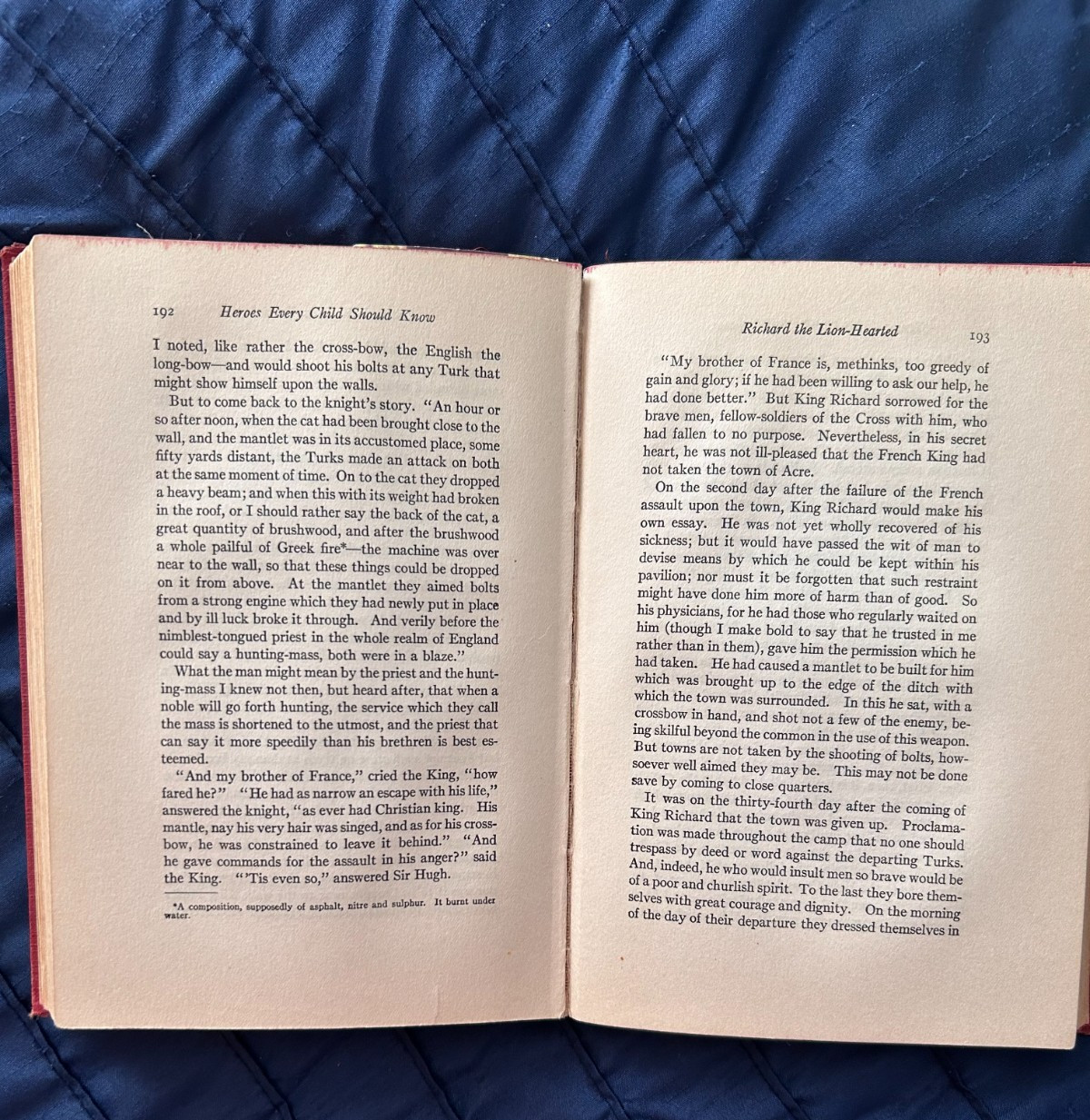 1907 Antique HC Book : Heroes Every Child Should Know, Acceptable Ext / Good Int