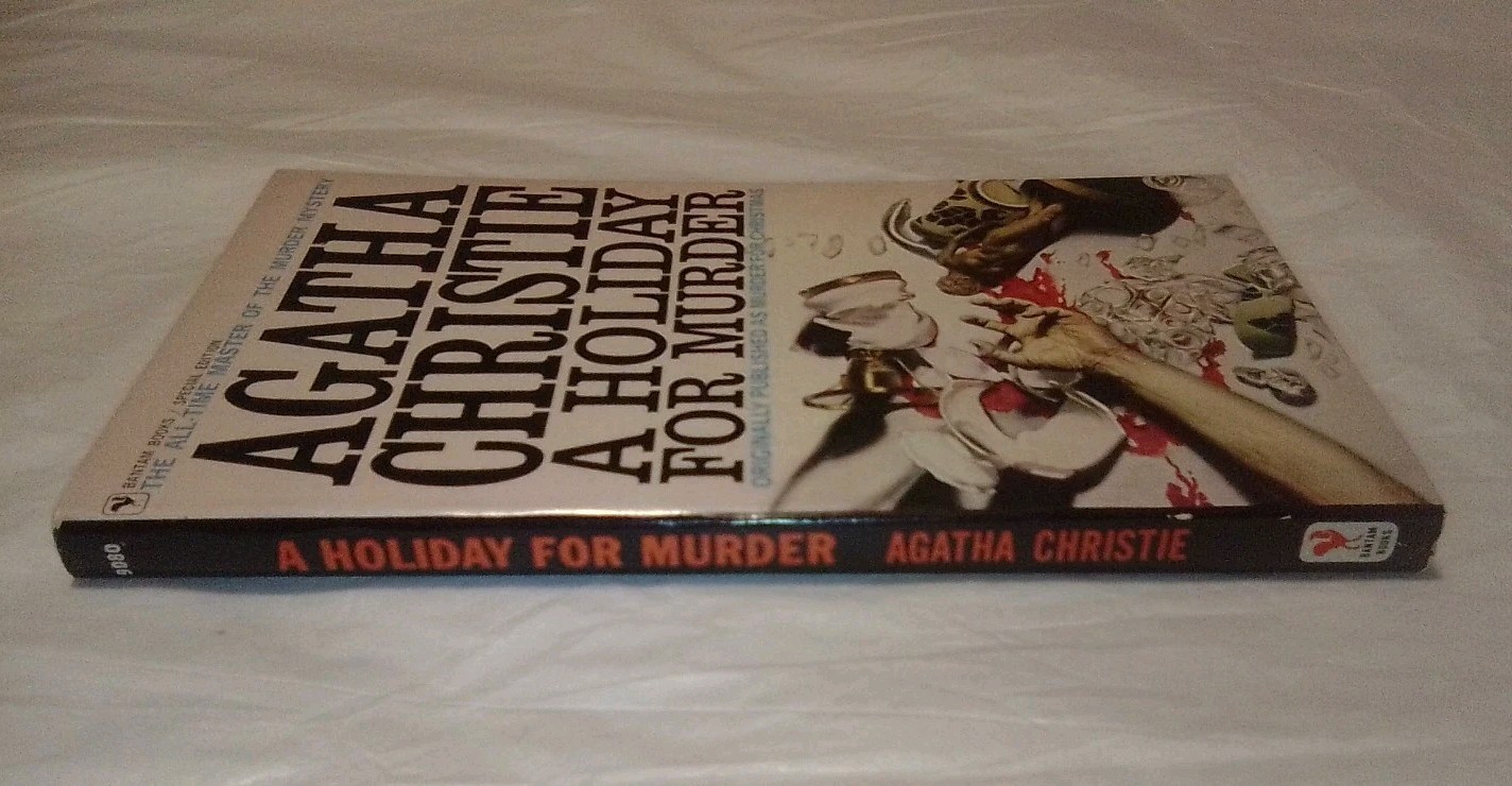 A Holiday For Murder By Agatha Christie Bantam Mystery 1962 Vintage Paperback
